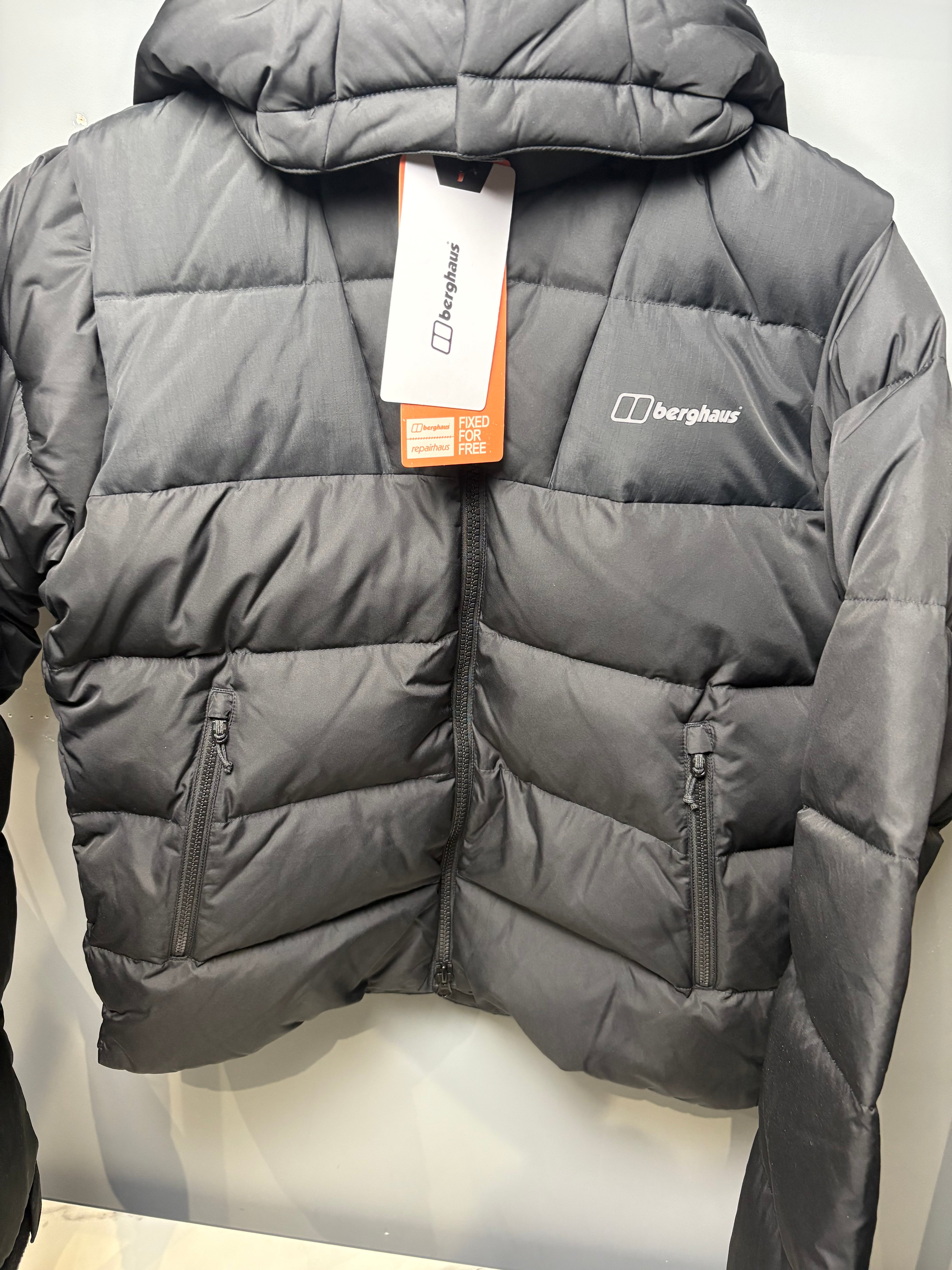 Exploration berghaus puffer coat charcoal