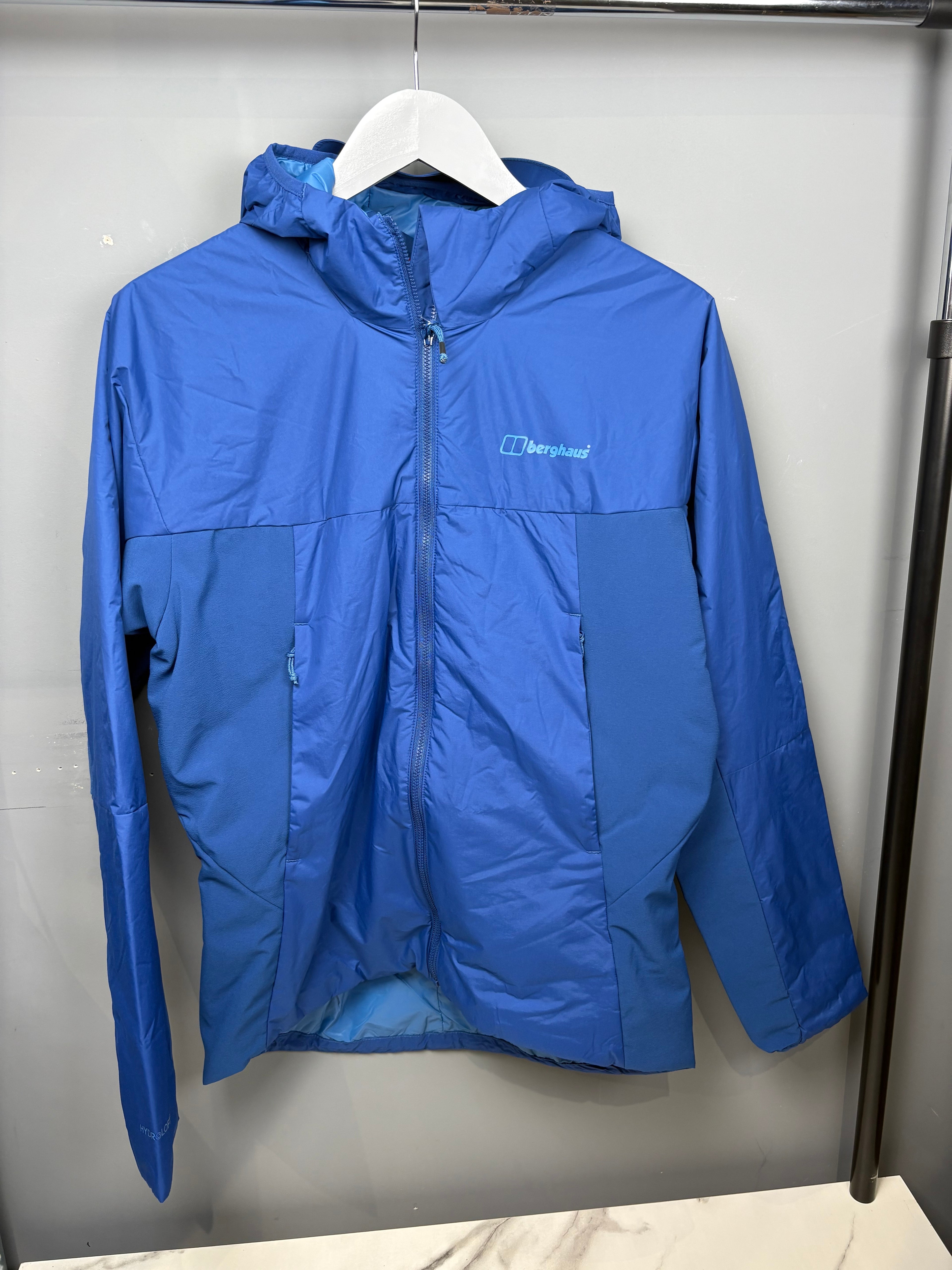 Blue berghaus hybrid puffer