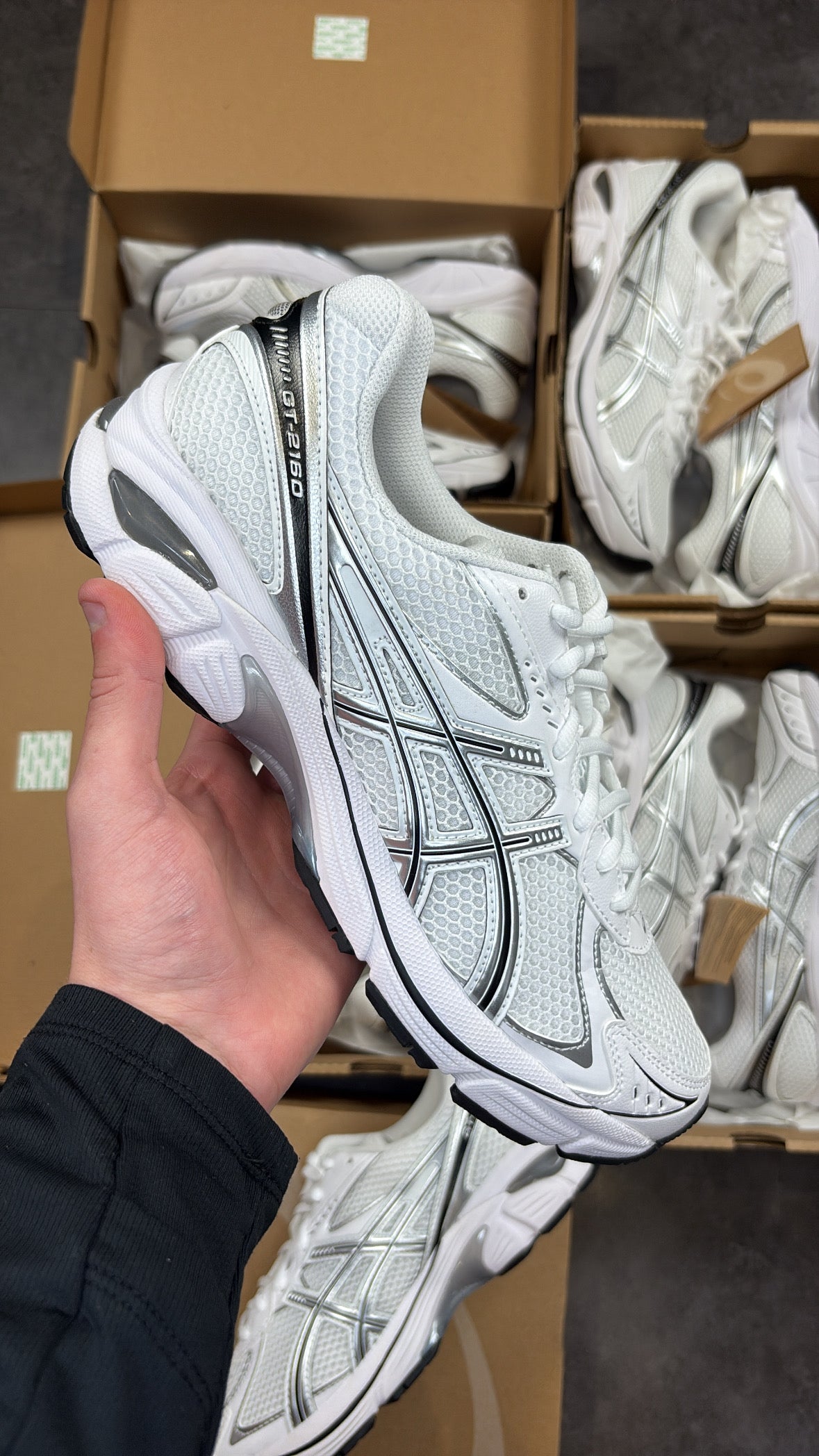 White silver GT ASICS