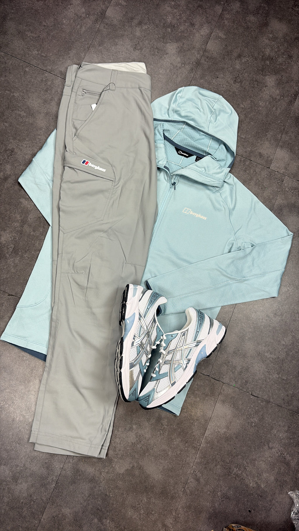 Berghaus fleece tracksuit "ice blue/ light grey"