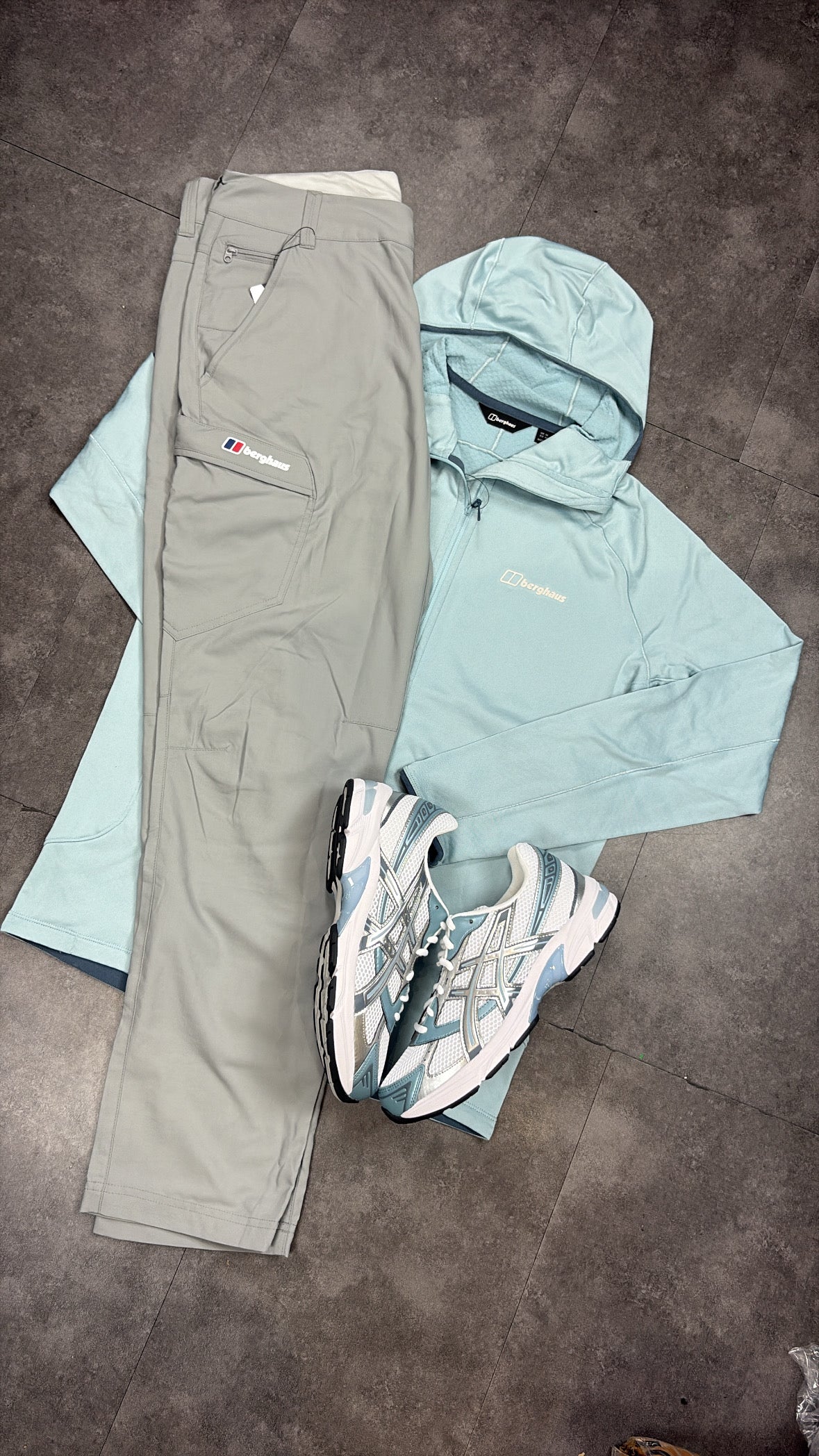 Berghaus fleece tracksuit "ice blue/ light grey"