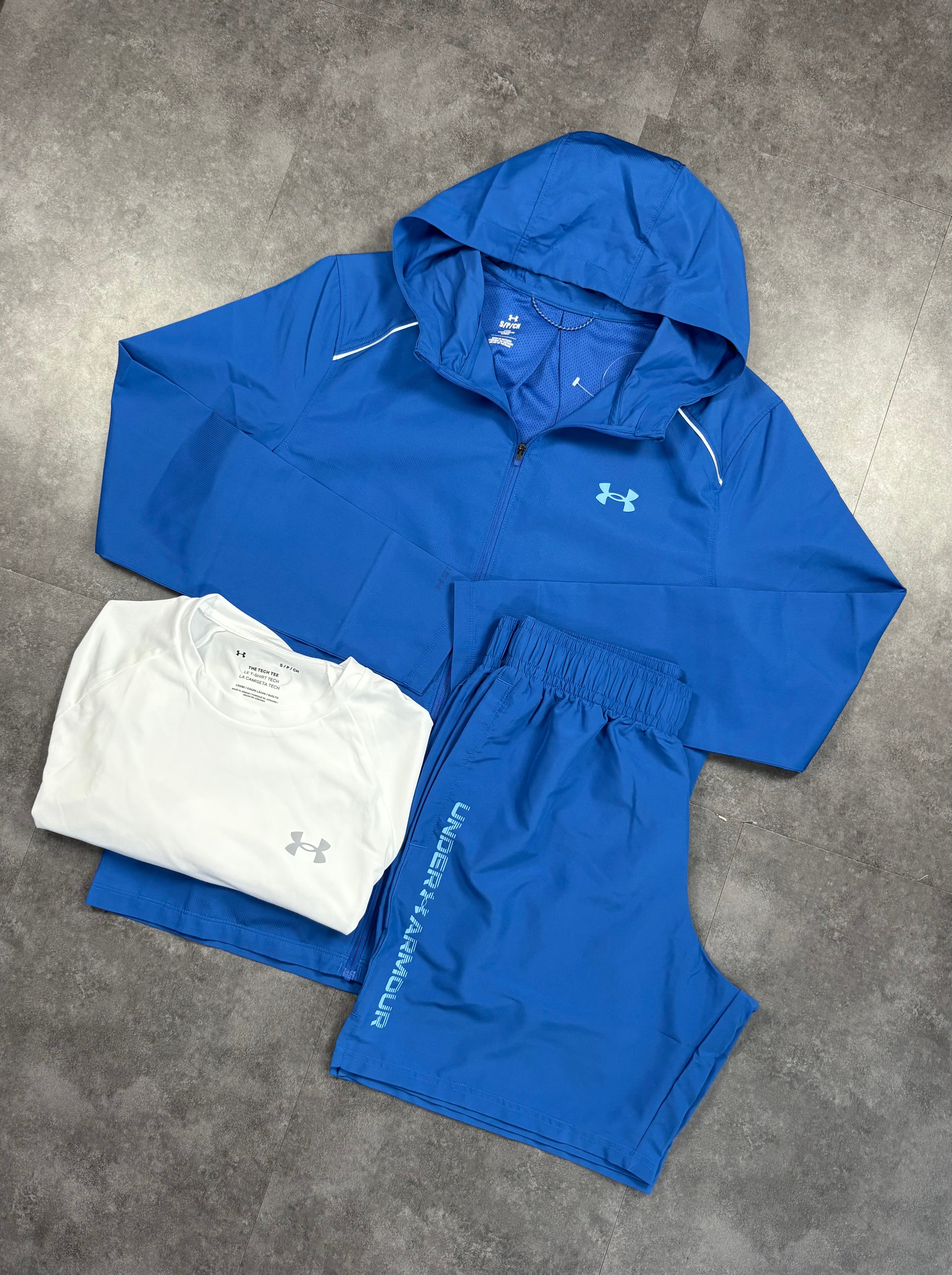Under armour storm blue set