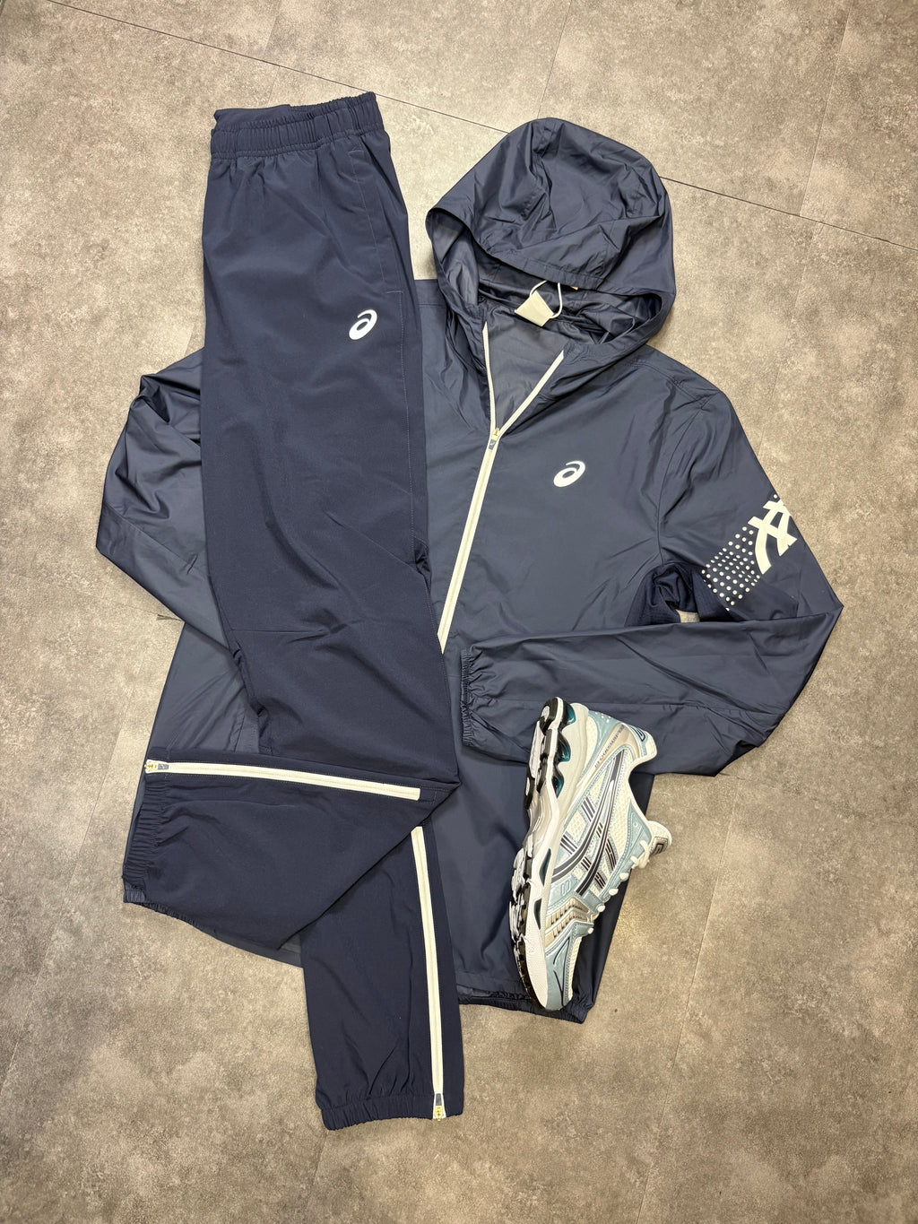 ASICS jacket set "Midnight Navy"