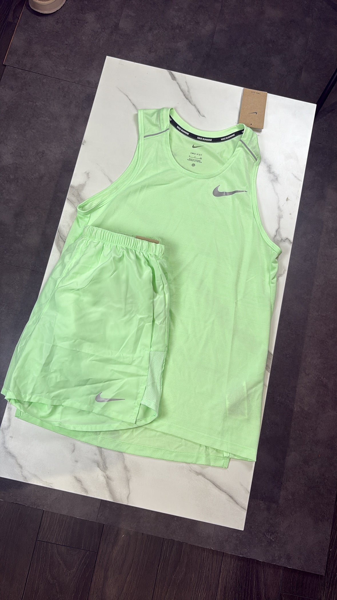 Ghost green nike miller vest set