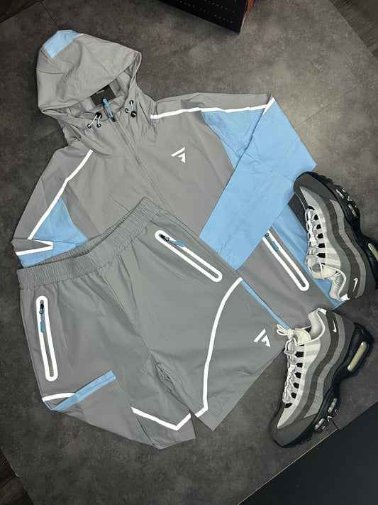 Mens baby blue Griid set