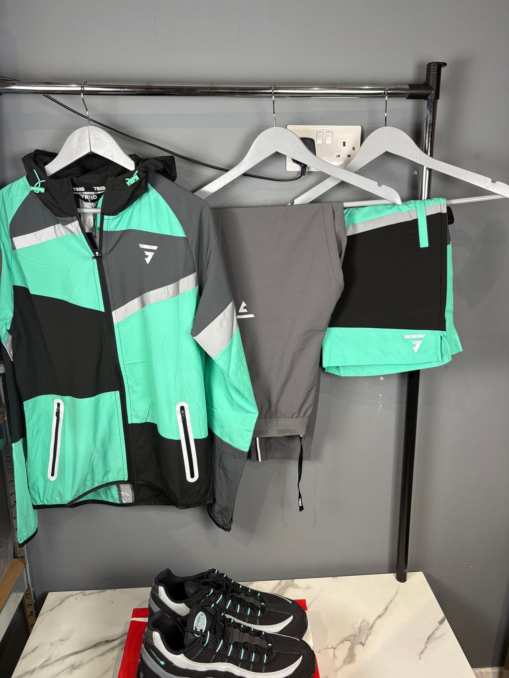 Mens mint griid pannel set