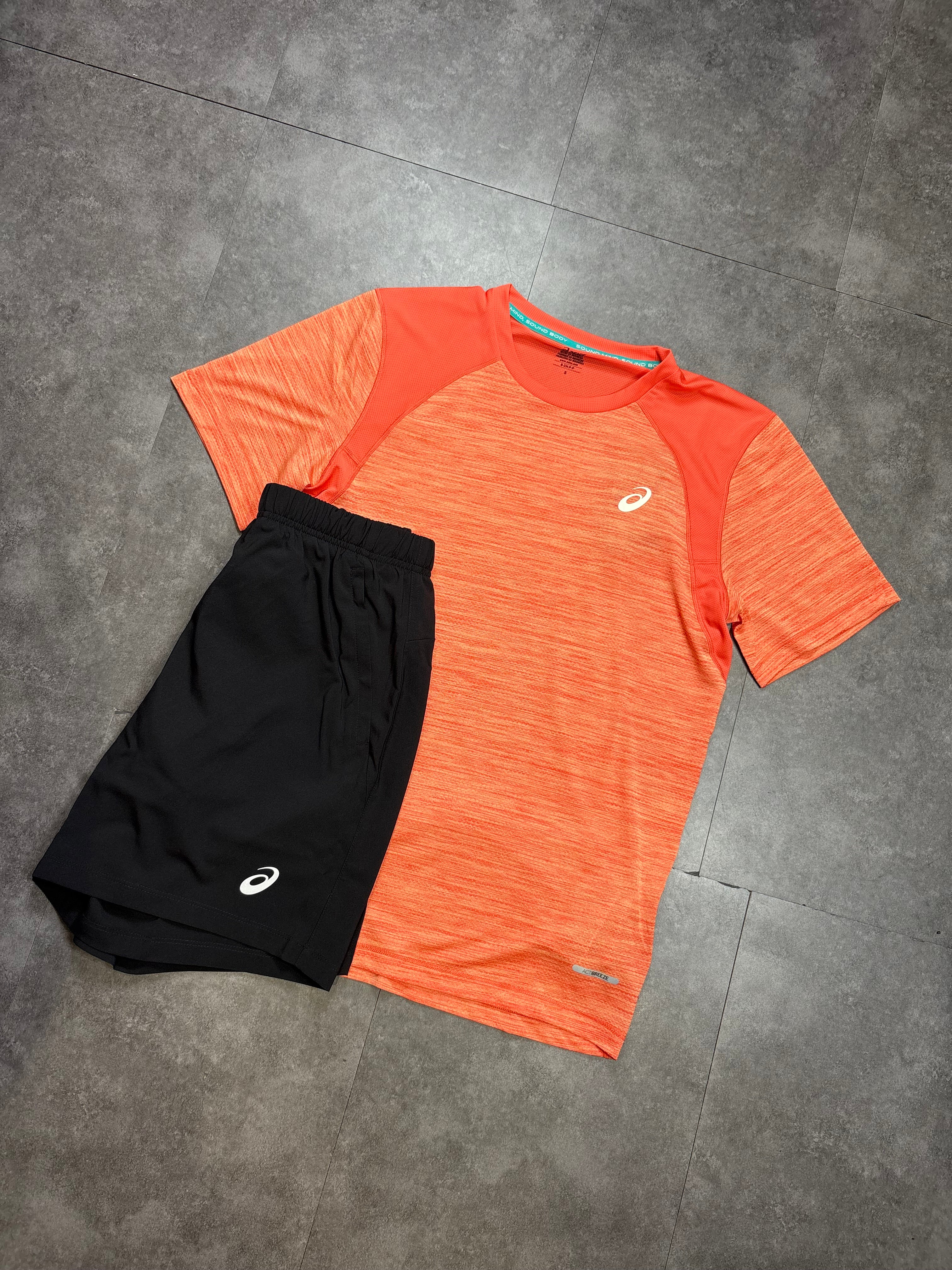 Asics short set "Orange"