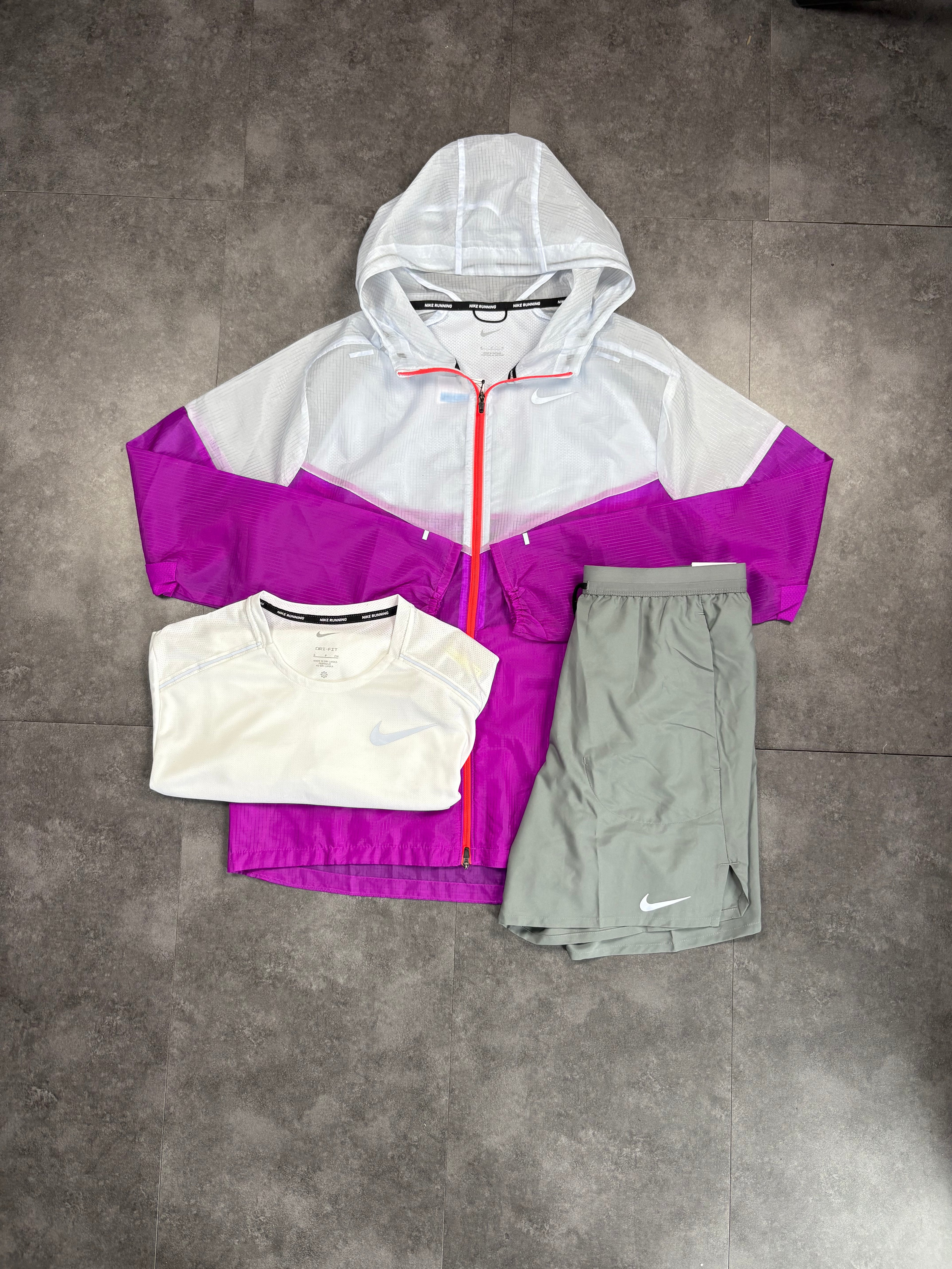 Mens grape nike 3 piece set