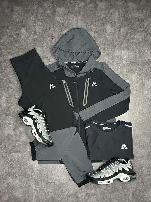 Black montirex 2 piece jacket and pants