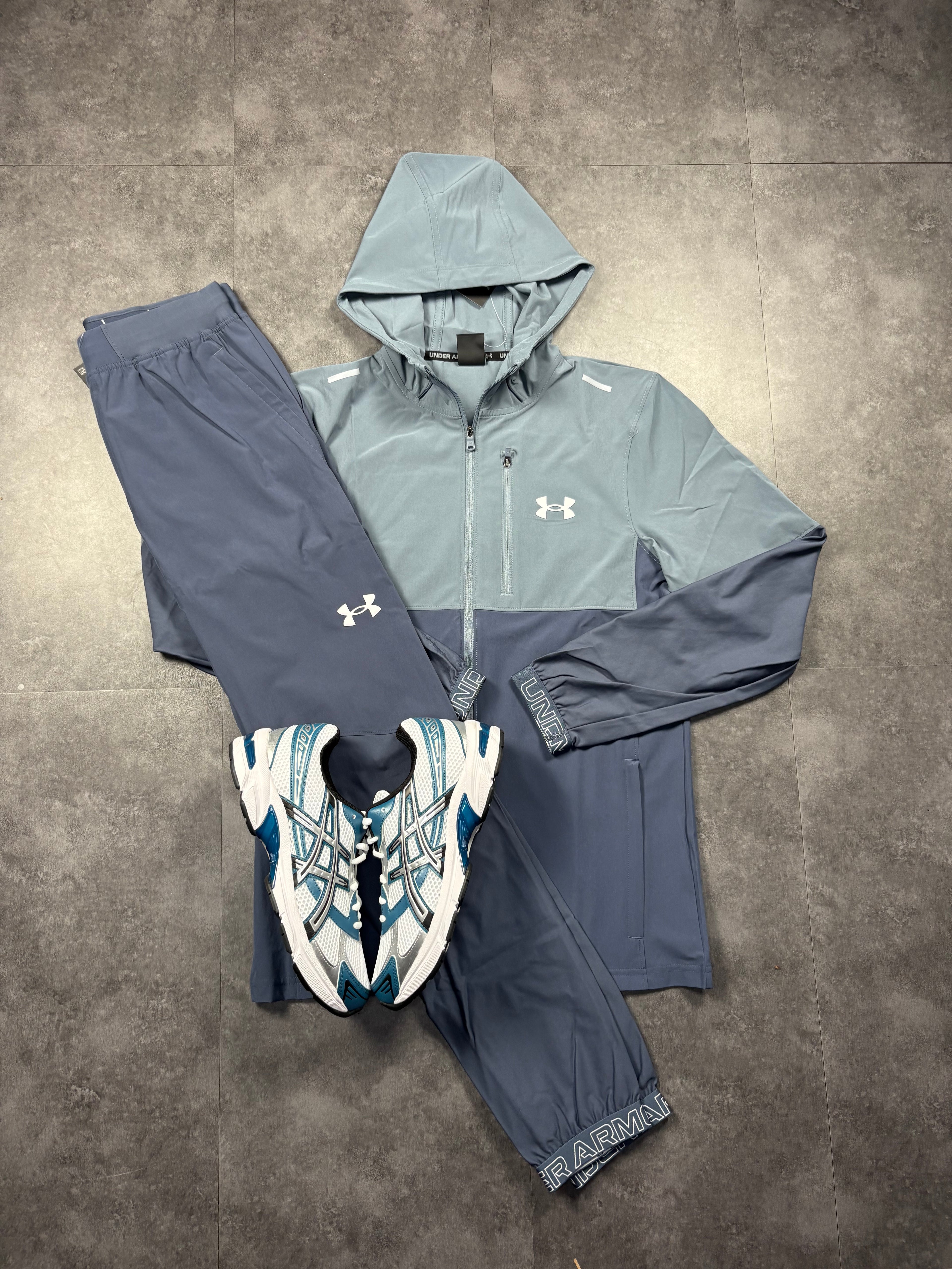 Under armour steel blue tracksuit