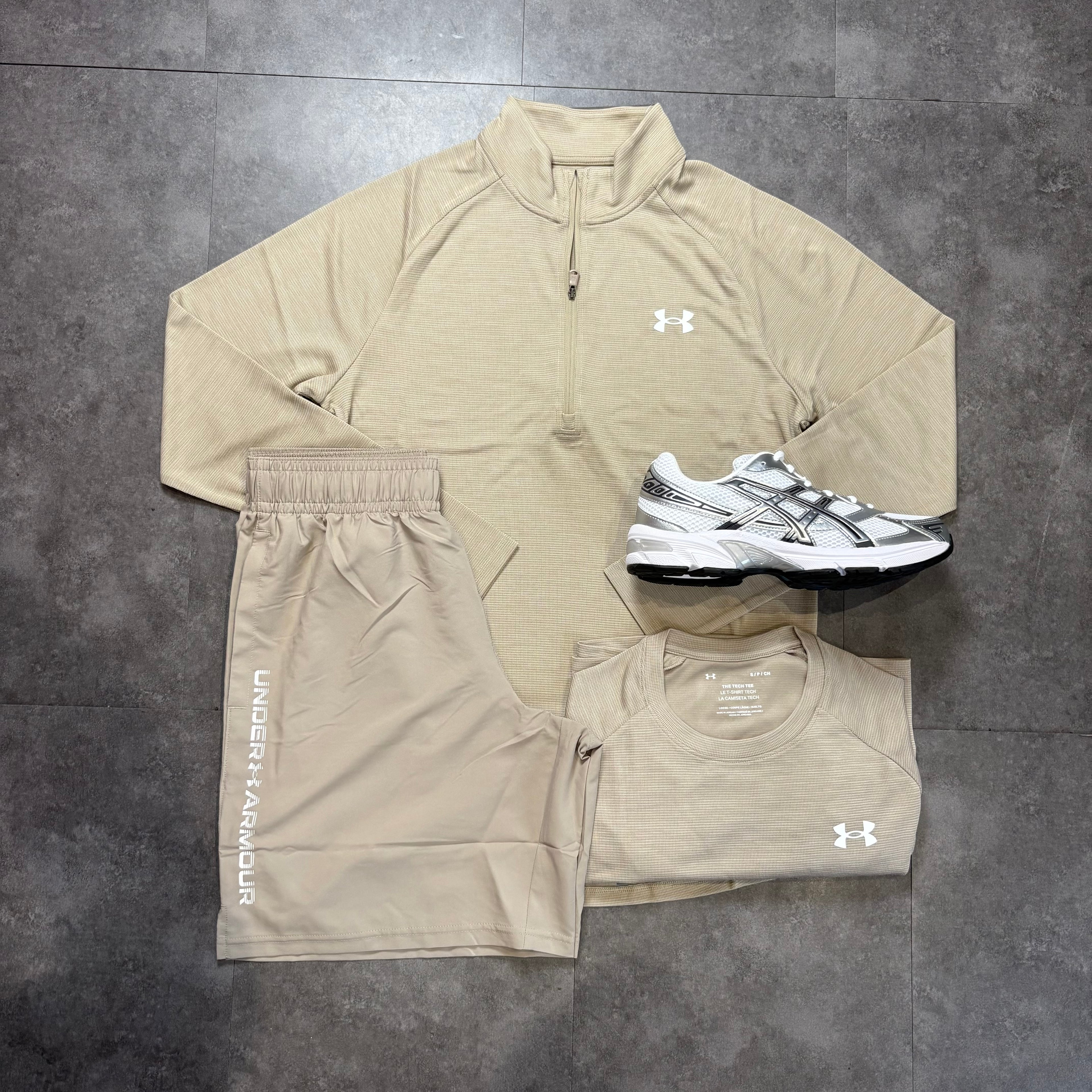Under Armour short set "Beige"