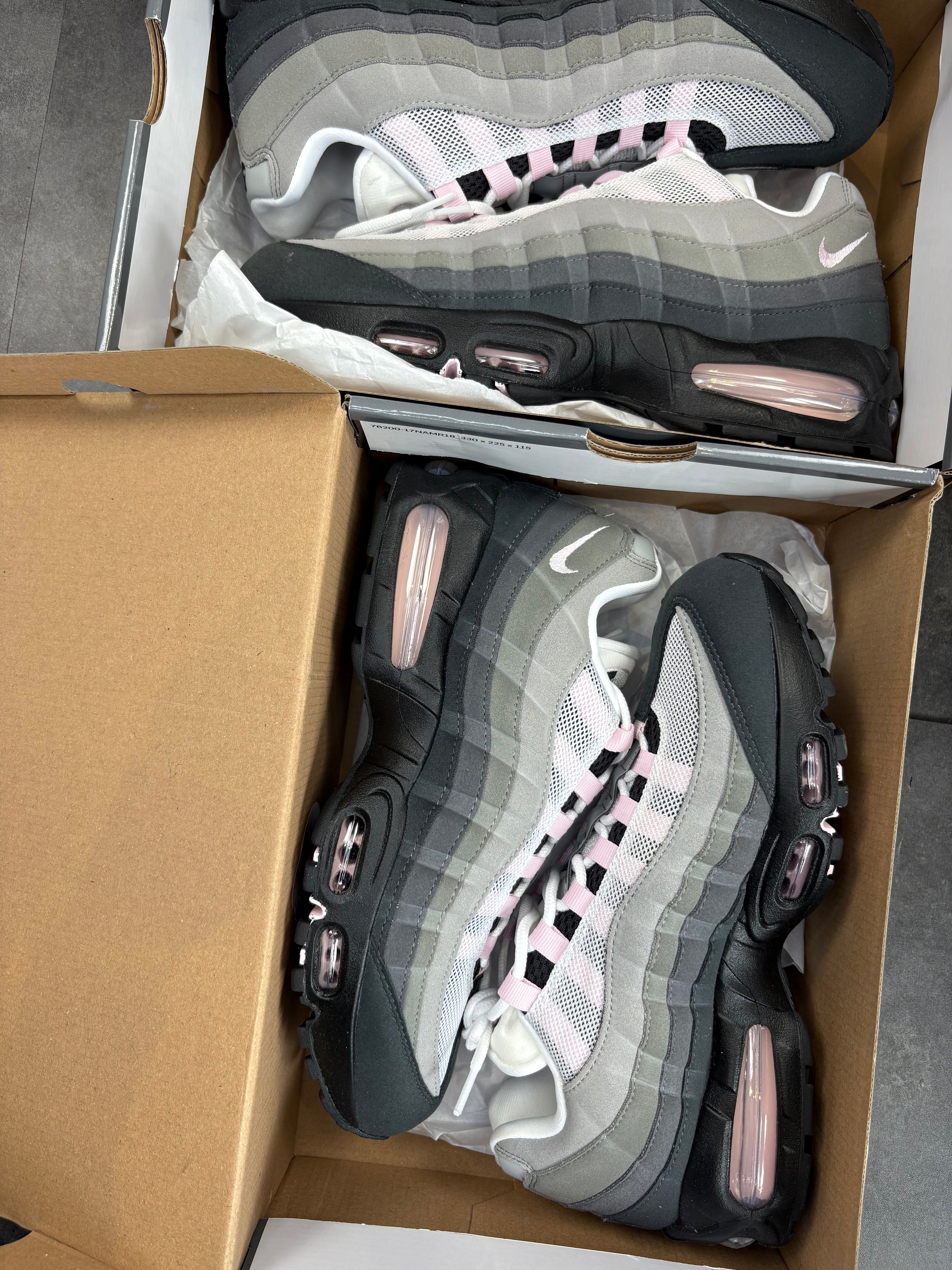 Pink foam air max 95 big bubble 2025