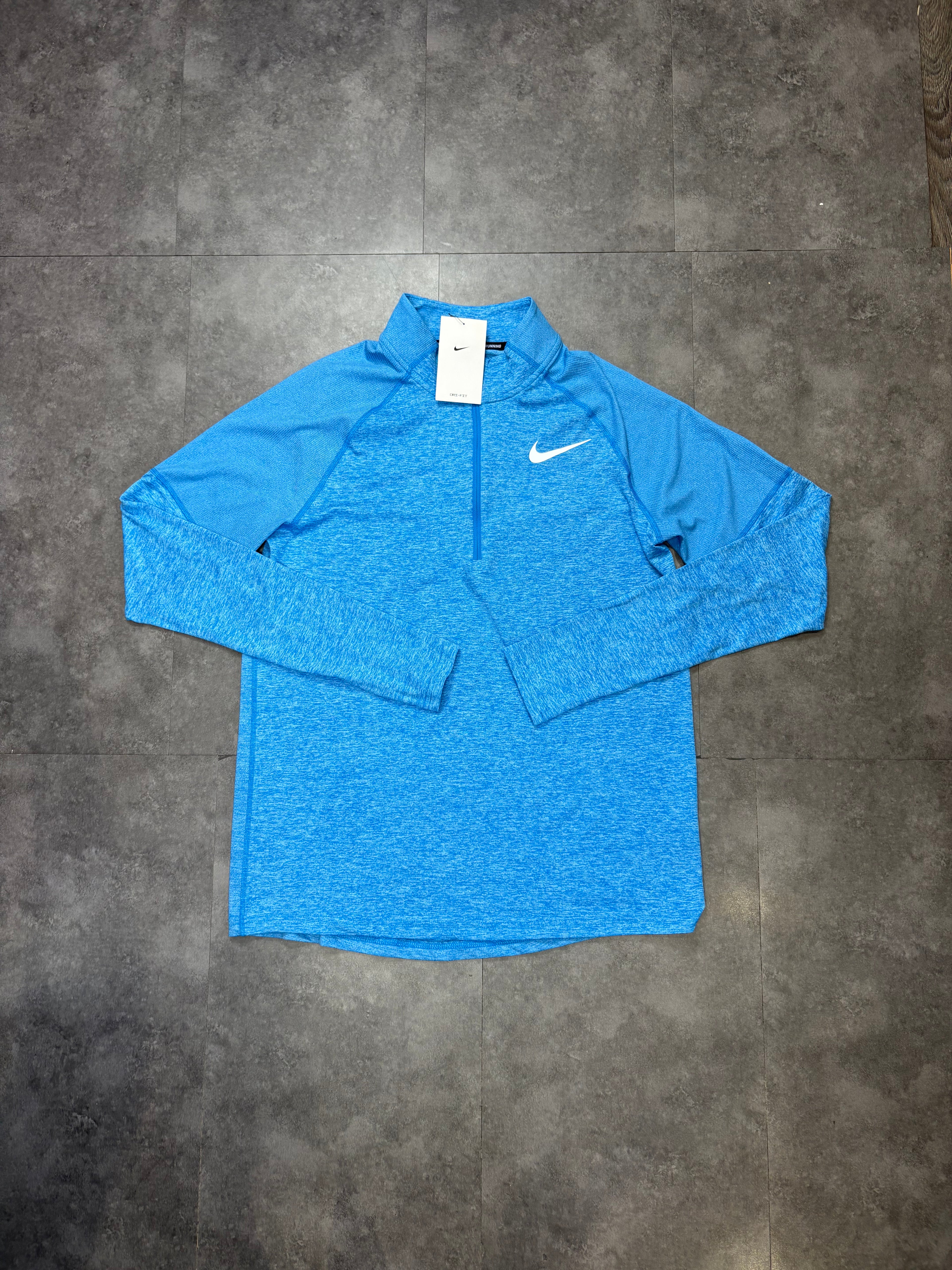 Nike elements 1/4 zip "Crystal Blue"