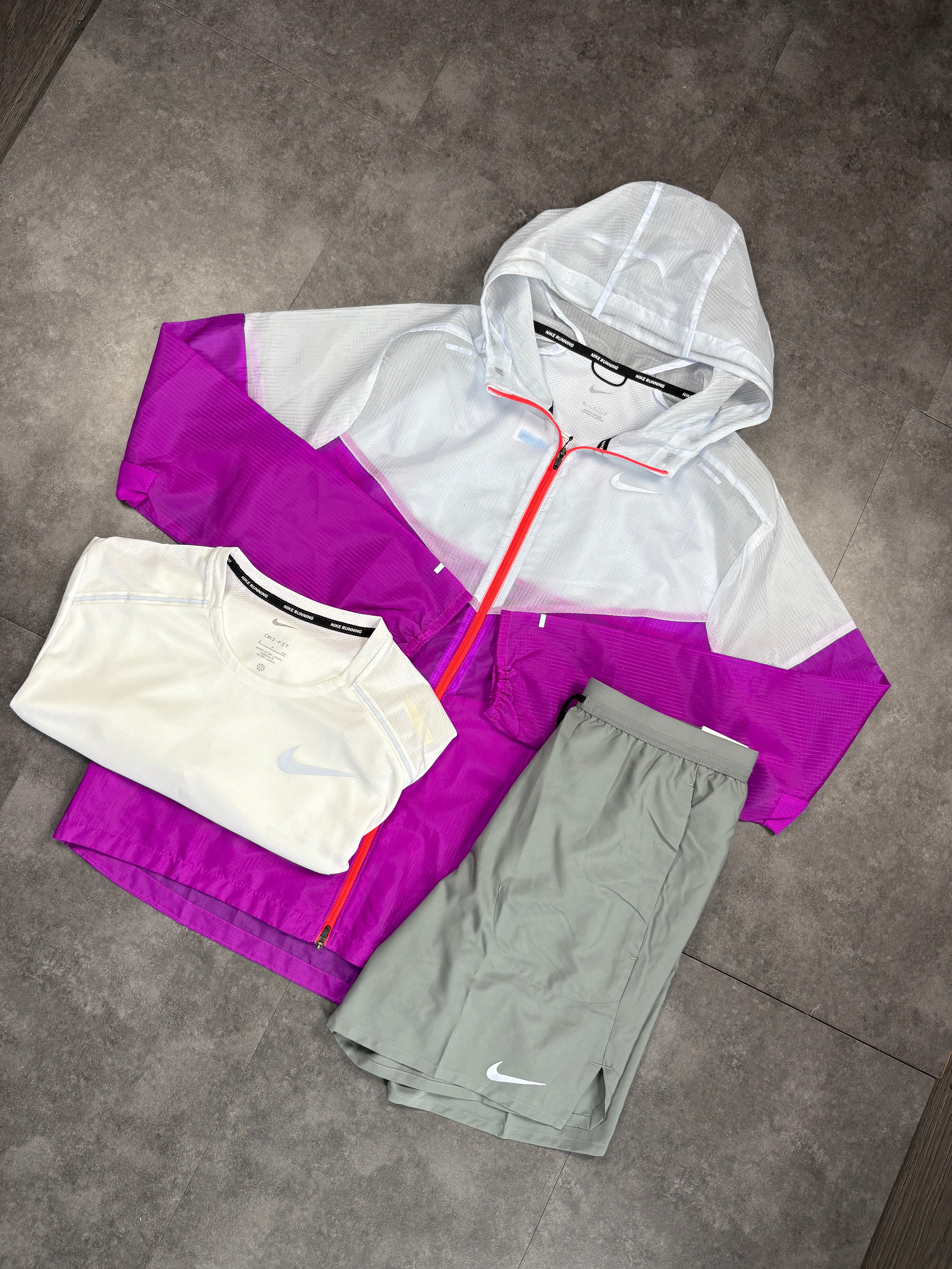 Mens grape nike 3 piece set