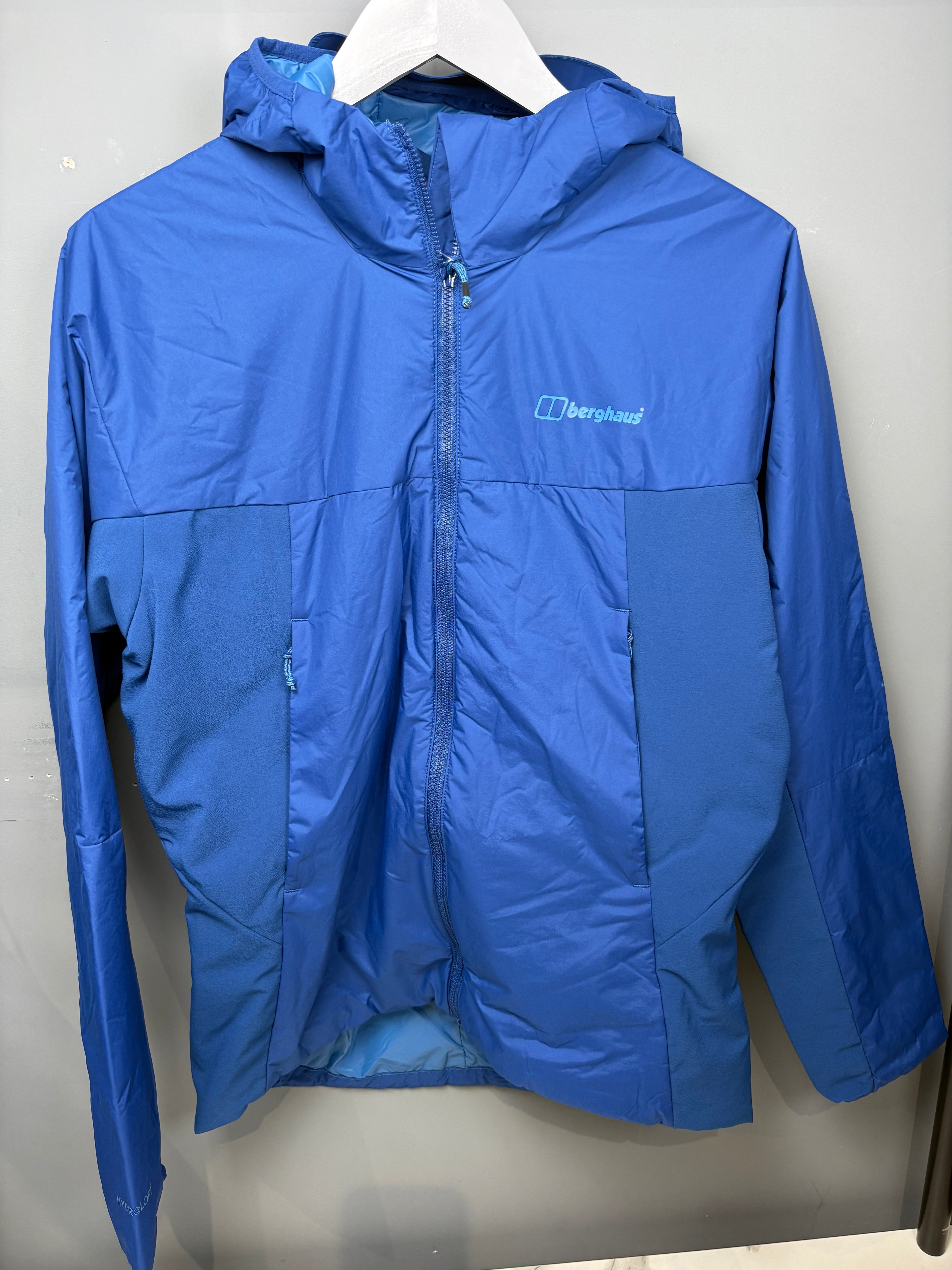 Blue berghaus hybrid puffer