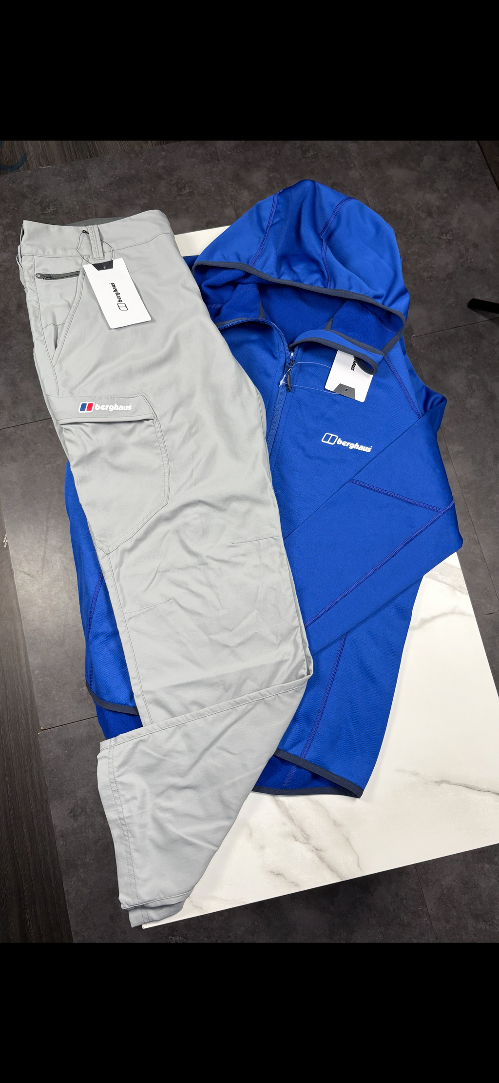 Mens royal blue berghaus set