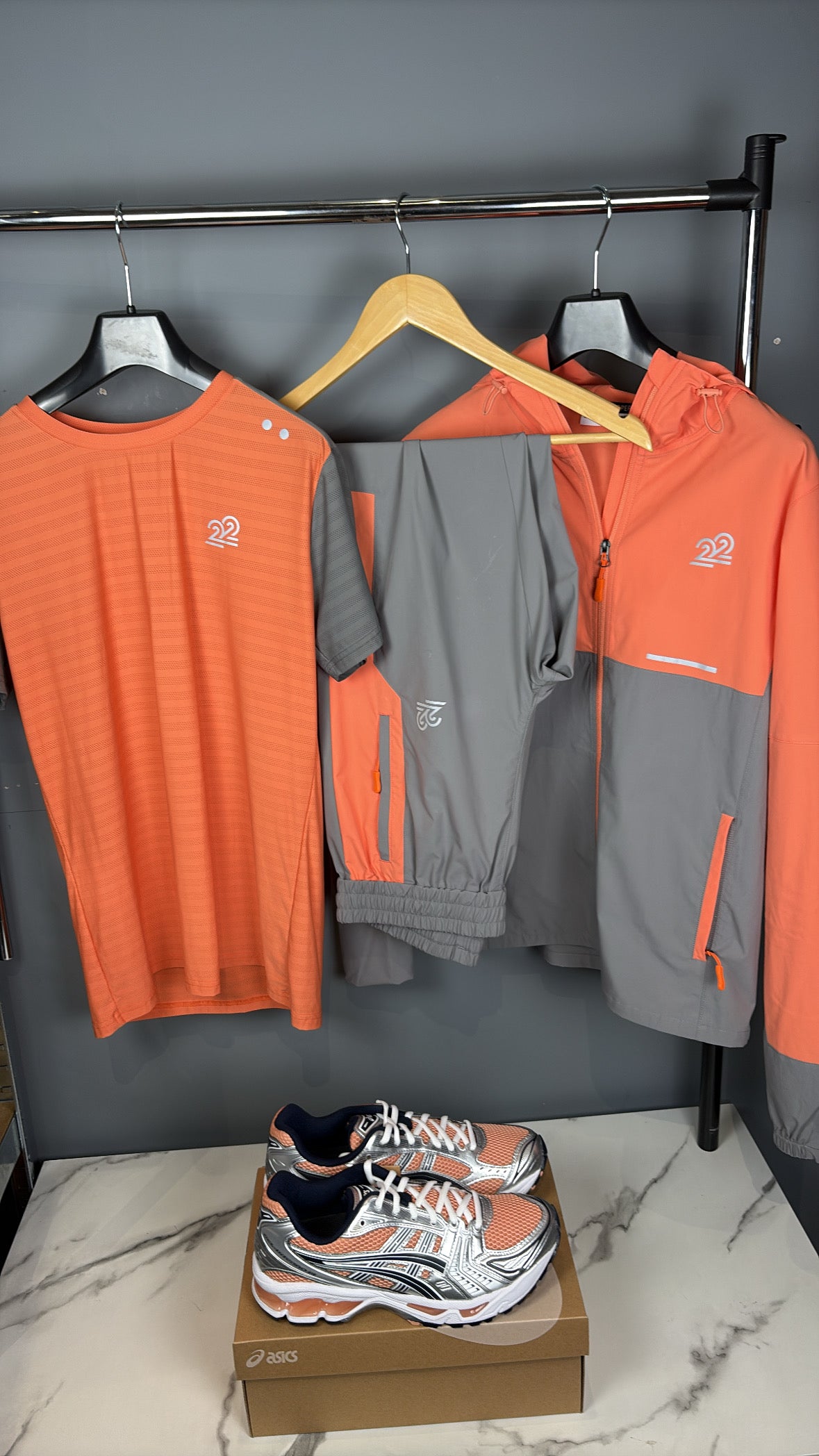 ORANGE CUBAN 22 PERFORM 3 PIECE INCLUDES TEE