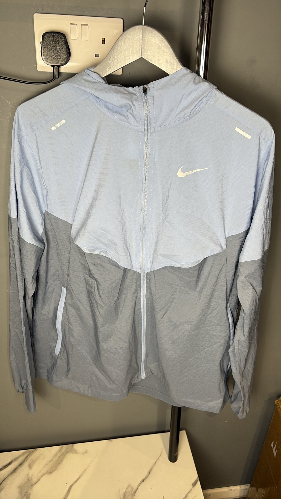 Mens baby blue bliss nike jacket