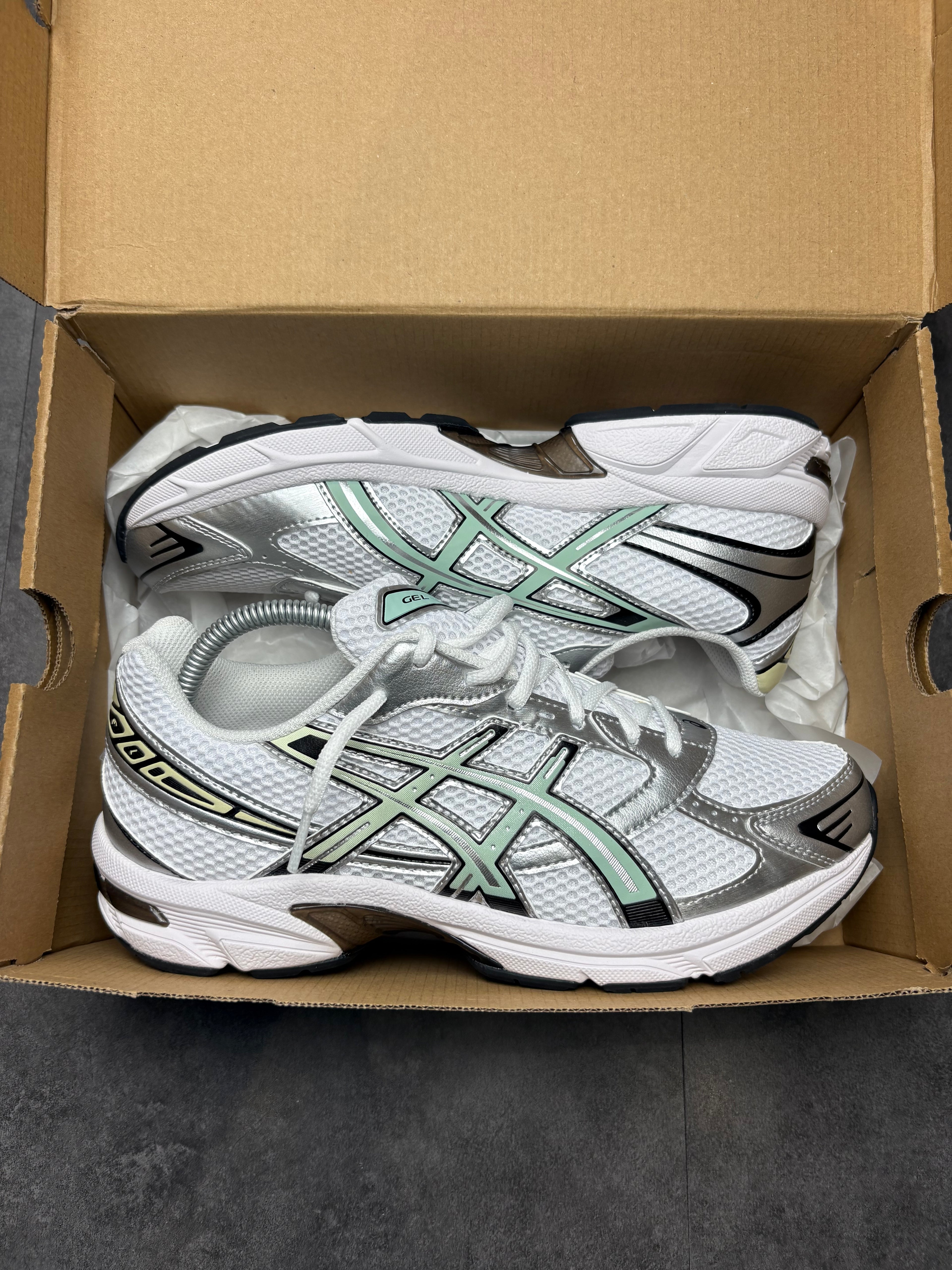 ASICS gel 1130 "white/Verdigris"