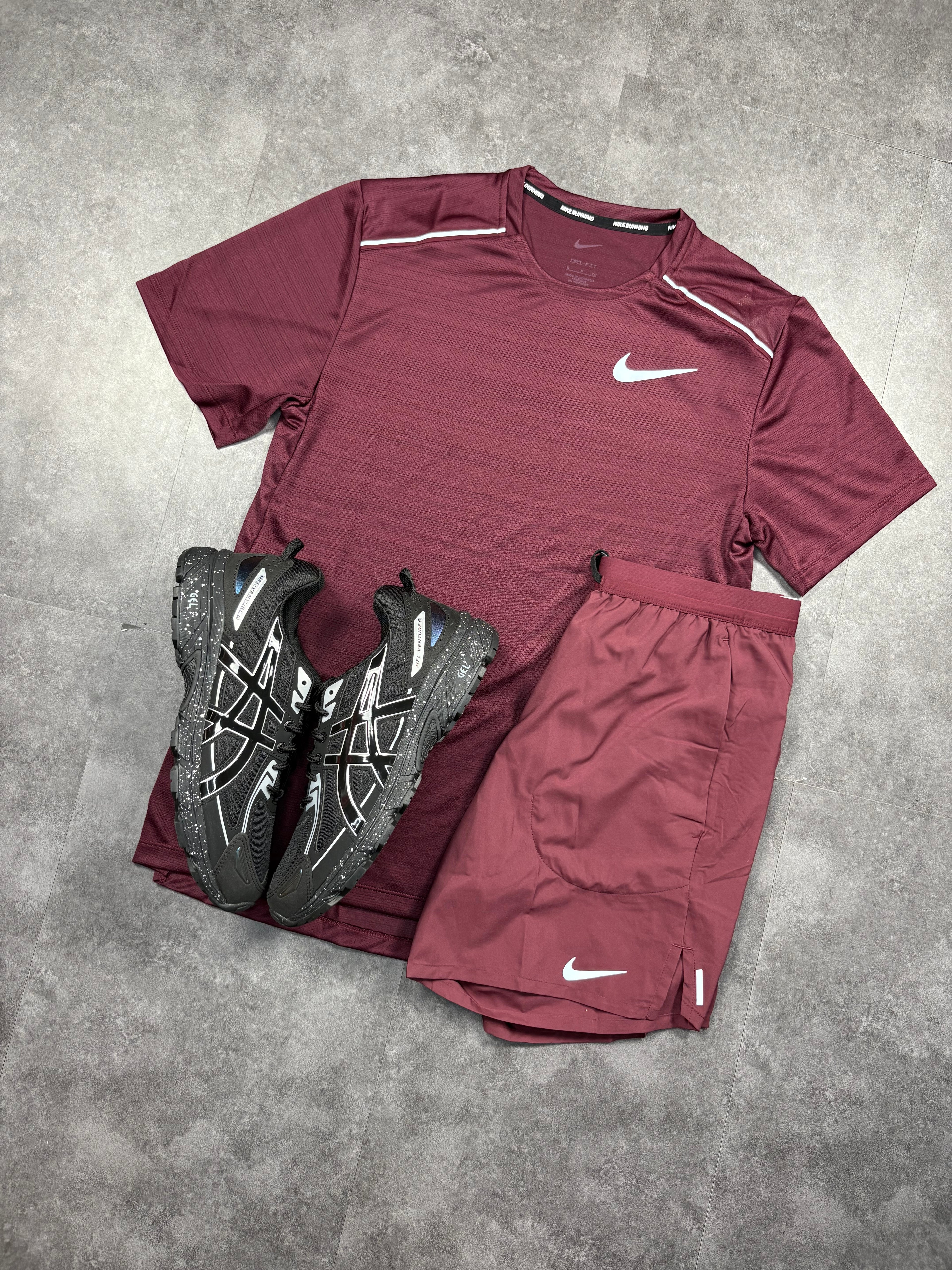 Mens midnight maroon nike set