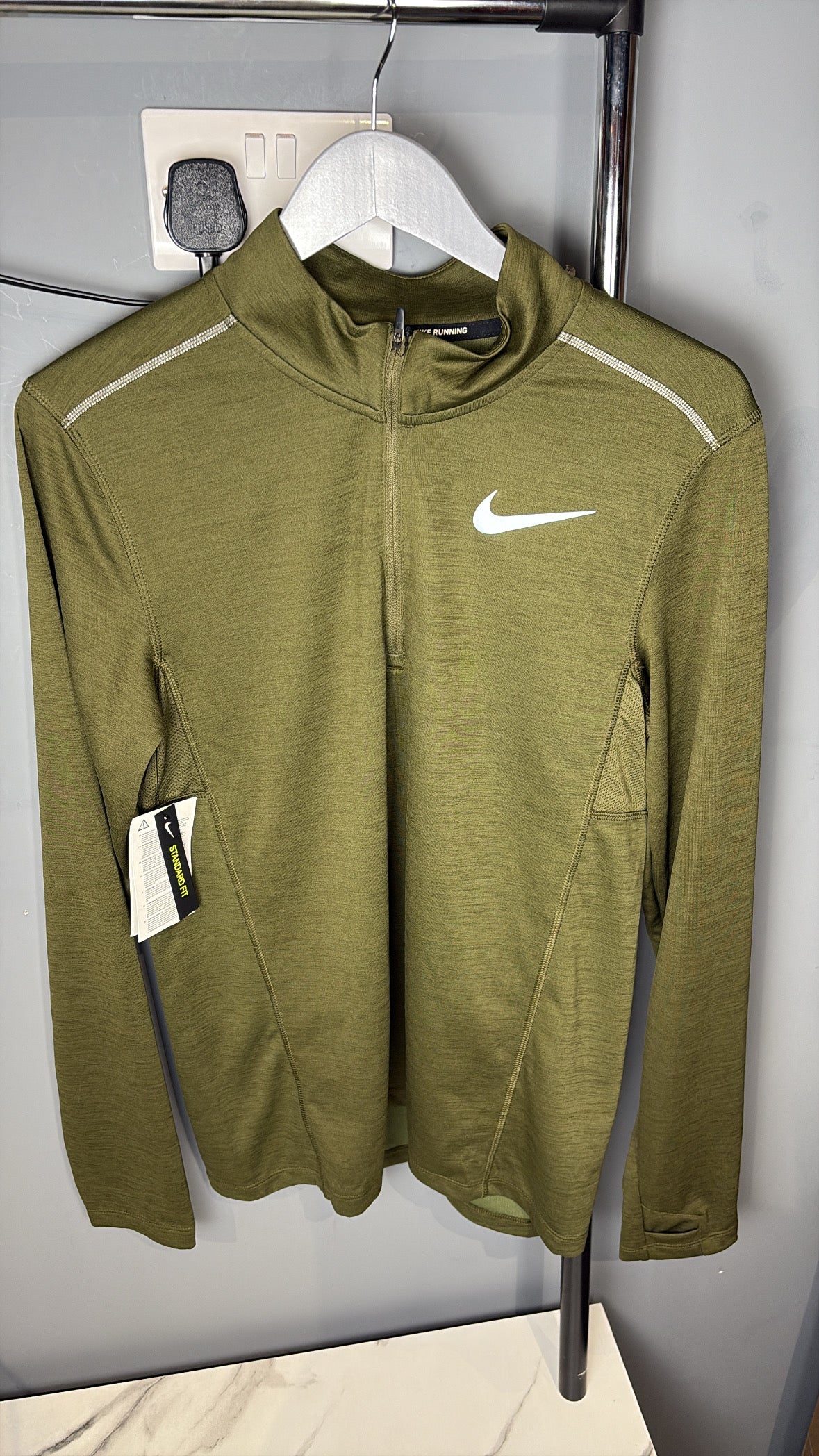 Khaki pacer 1/4 zip