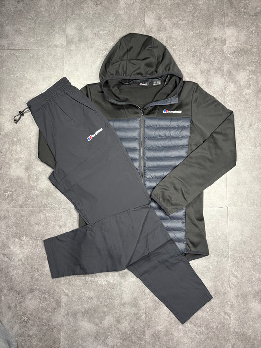 Mens Black Berghaus Hybrid set