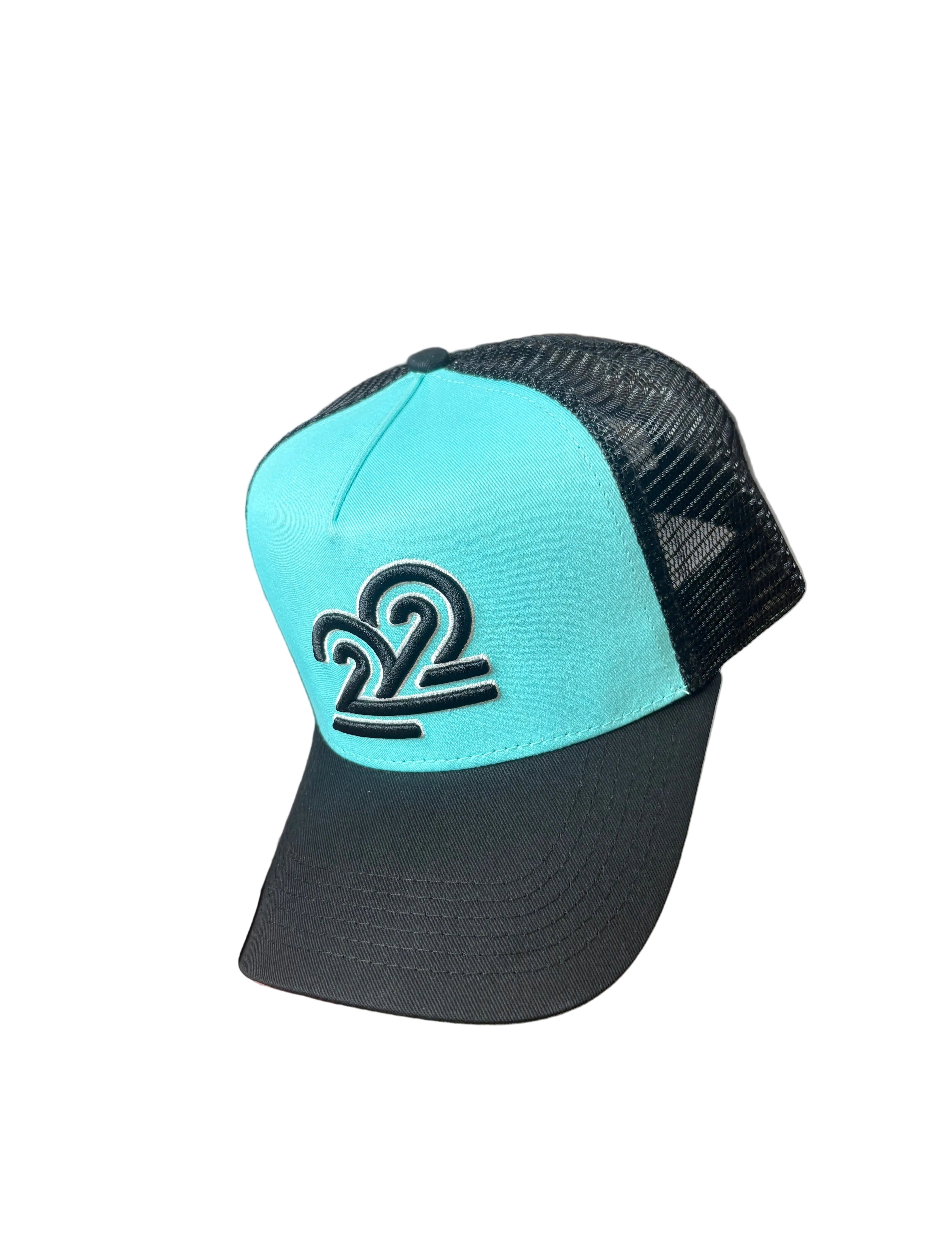 22Union cap "Tiffany/Black"