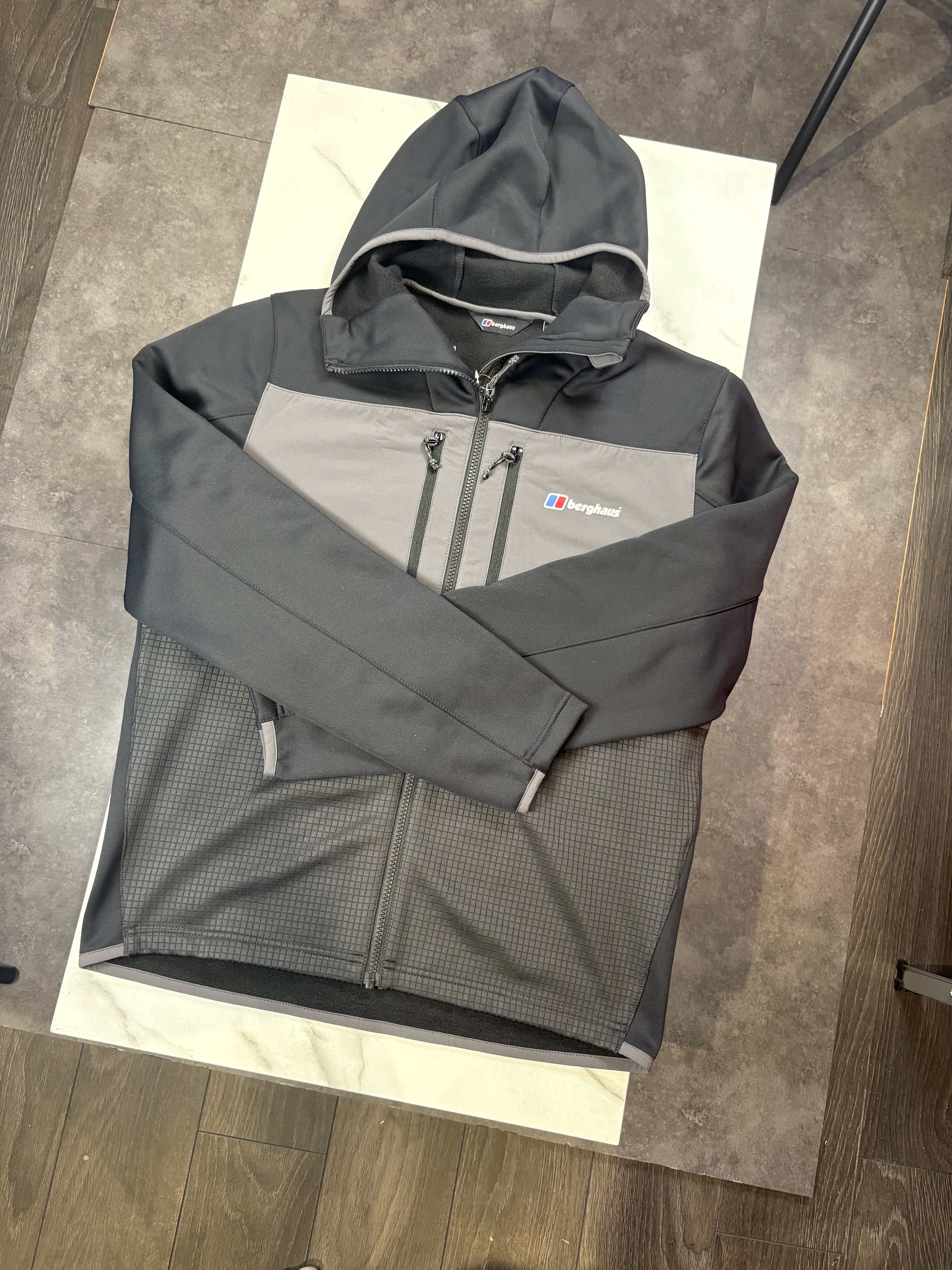 Black grey berghaus fleece