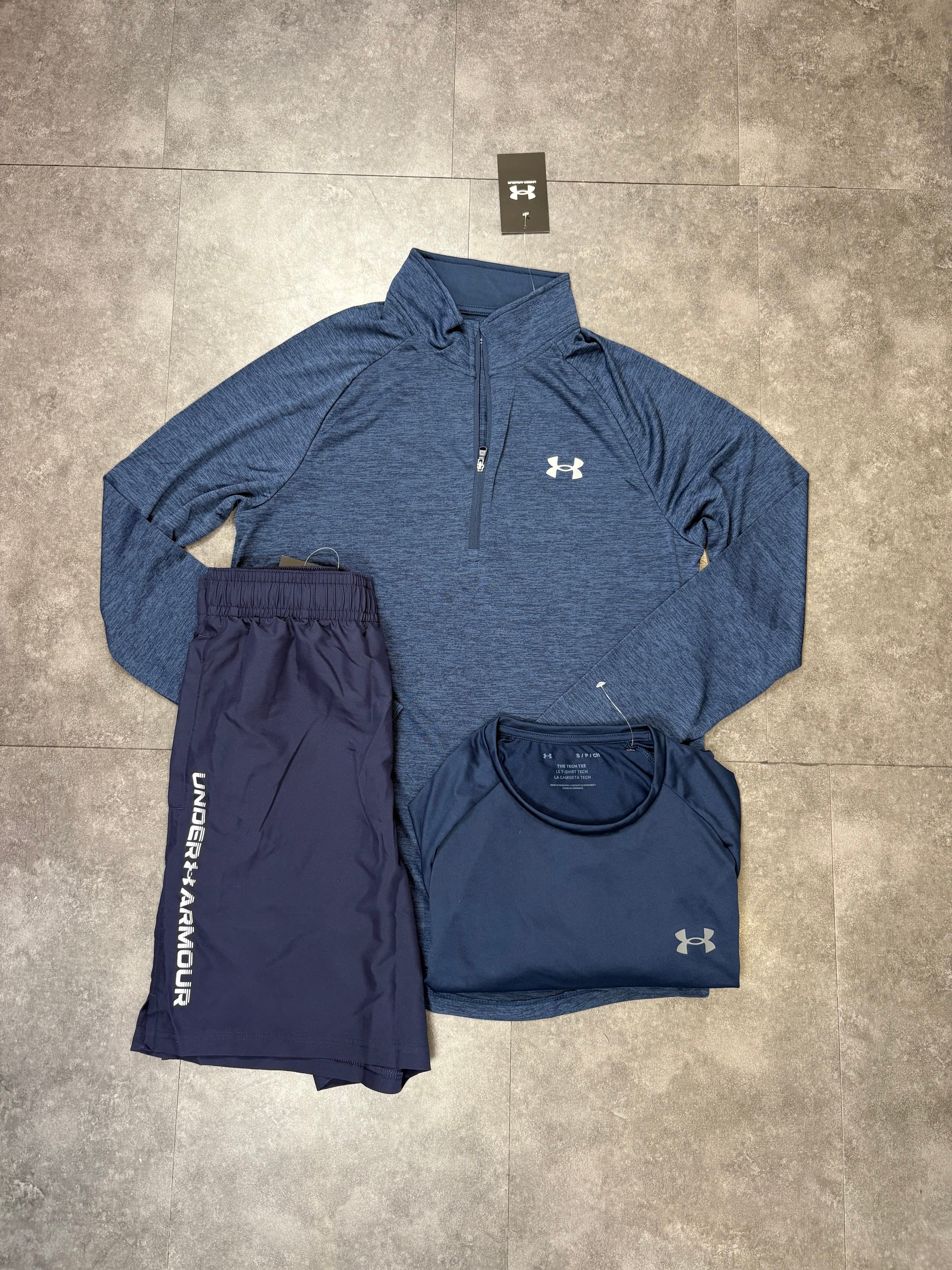 Under armour short set "Navy"