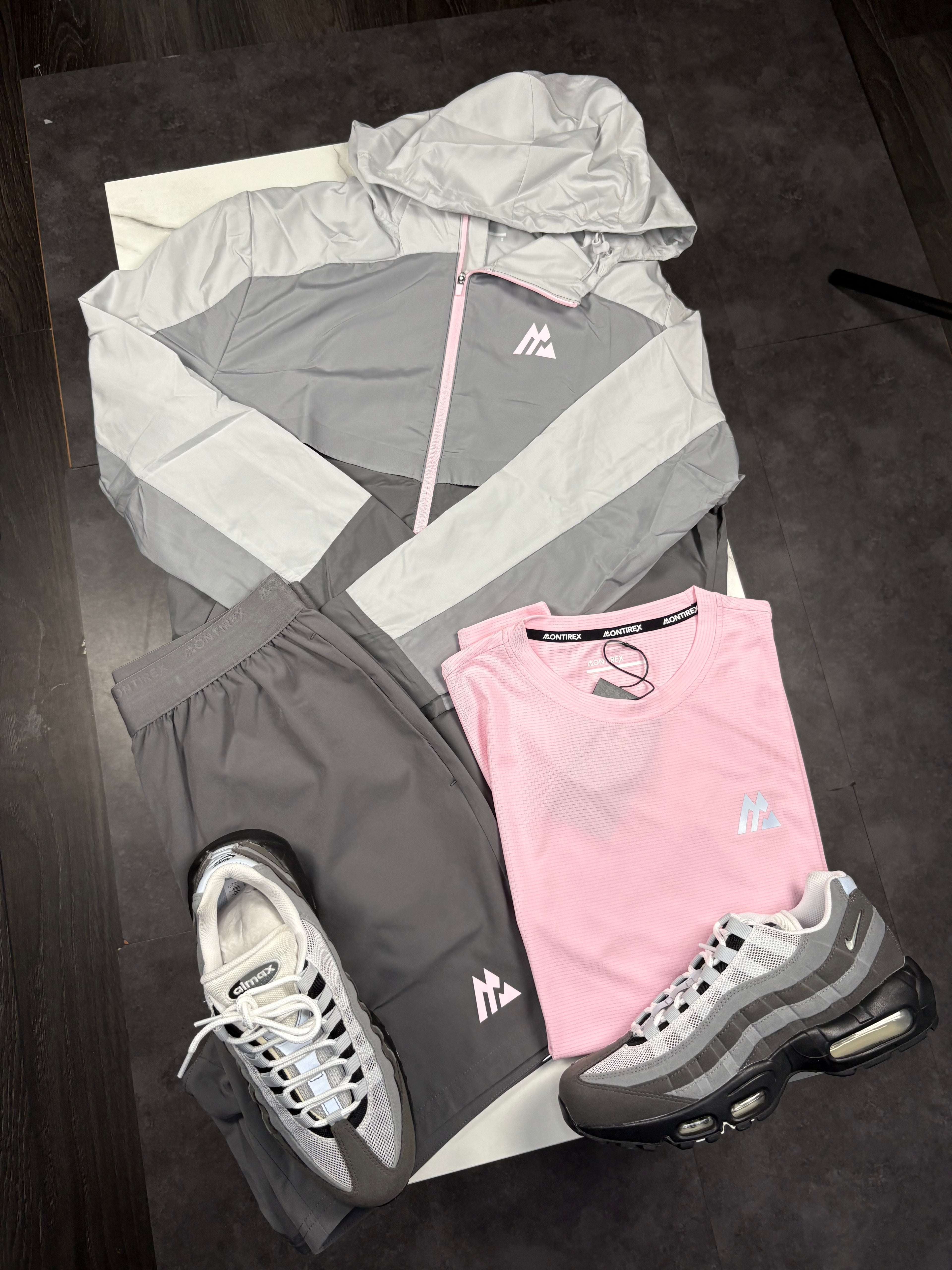 Mens pink foam Montirex 3 piece