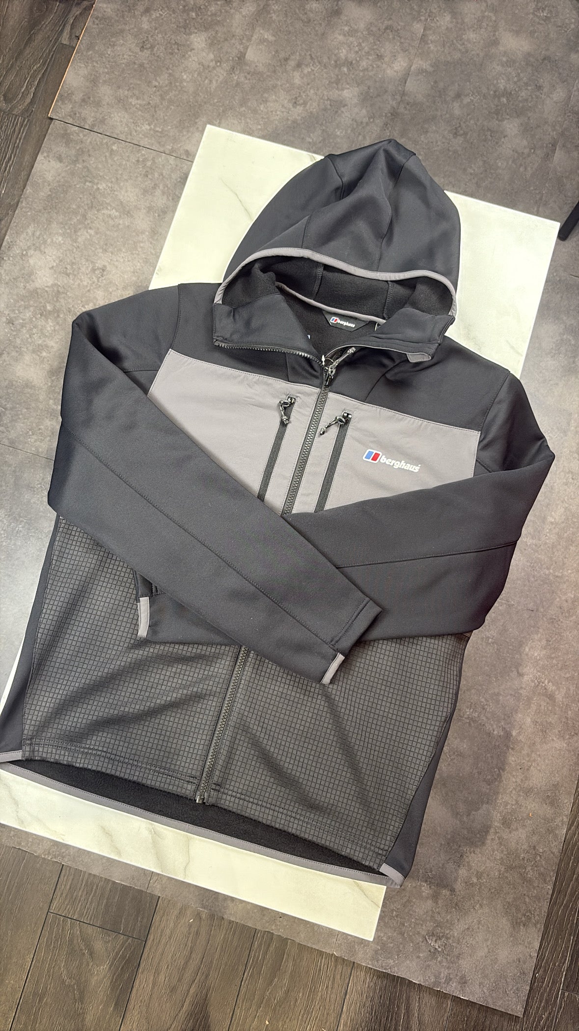 Black grey berghaus fleece