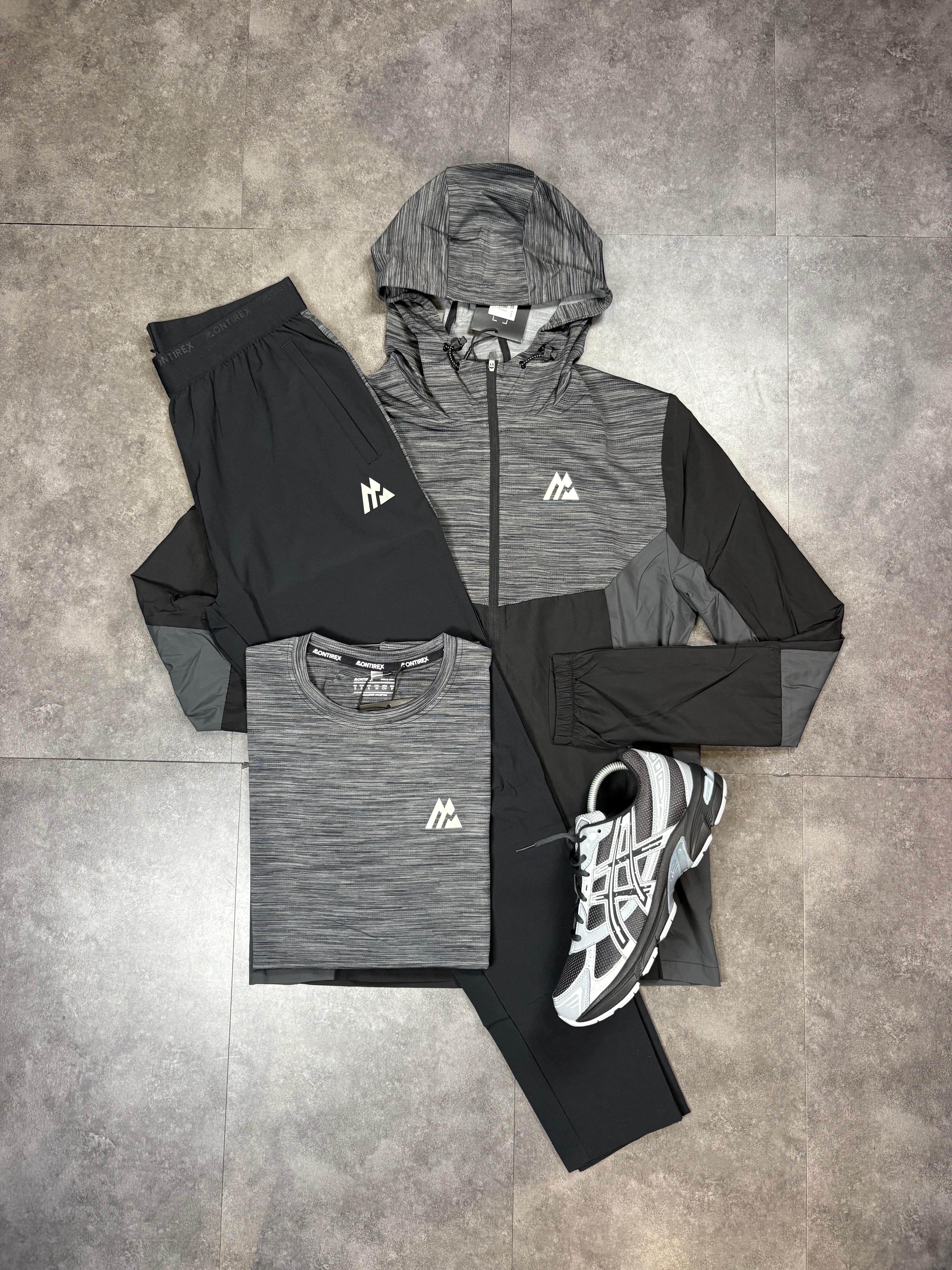 Mens montirex 3 piece- black grey