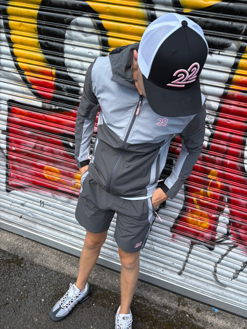 22Union cuban Short set "pink Foam"