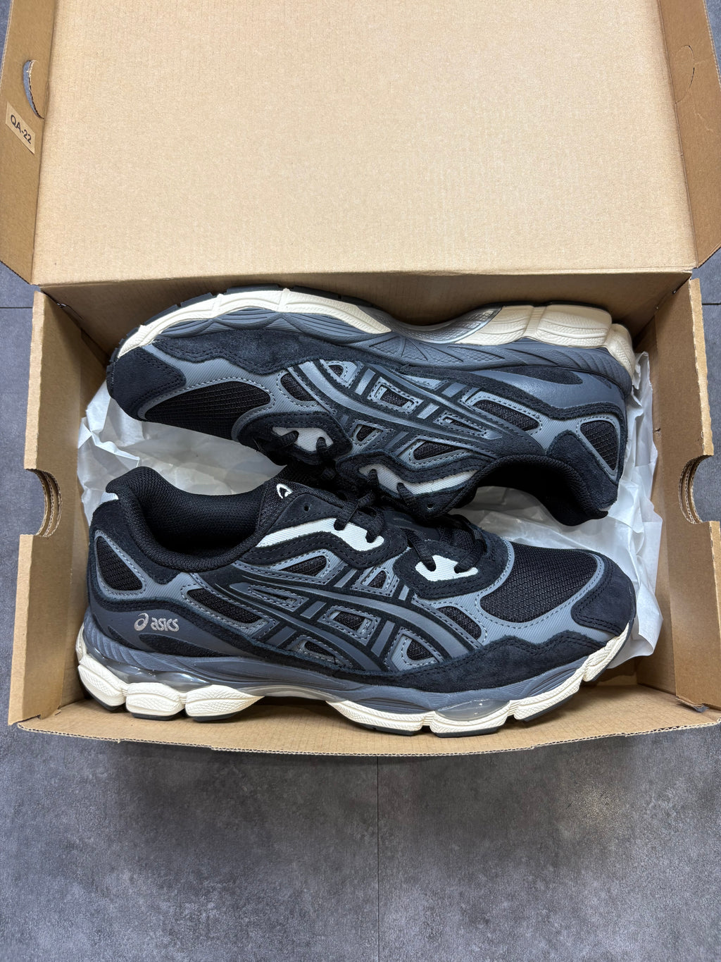 ASICS gel nyc "black/grey"