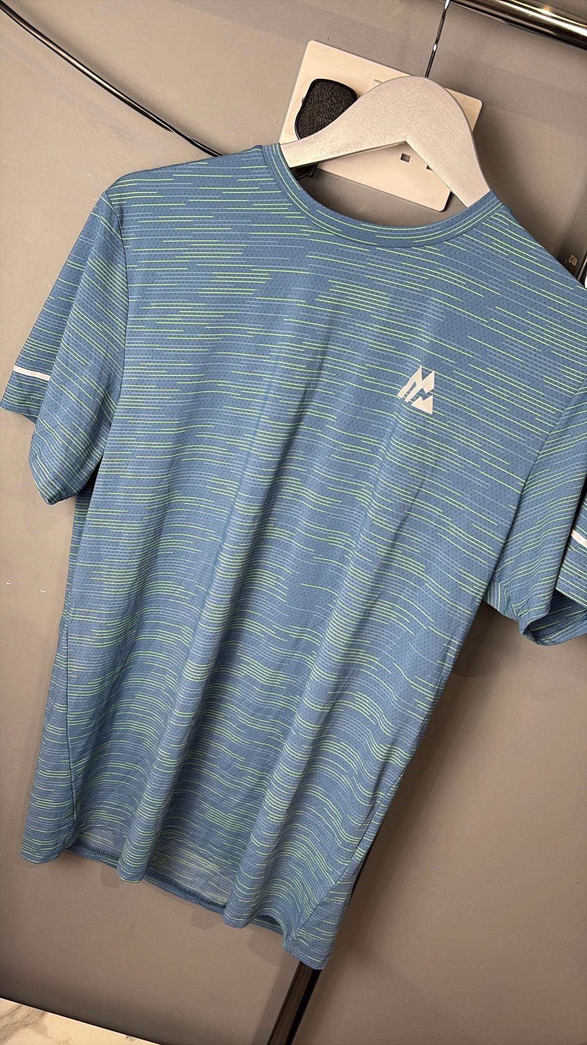 Mens blue montirex top