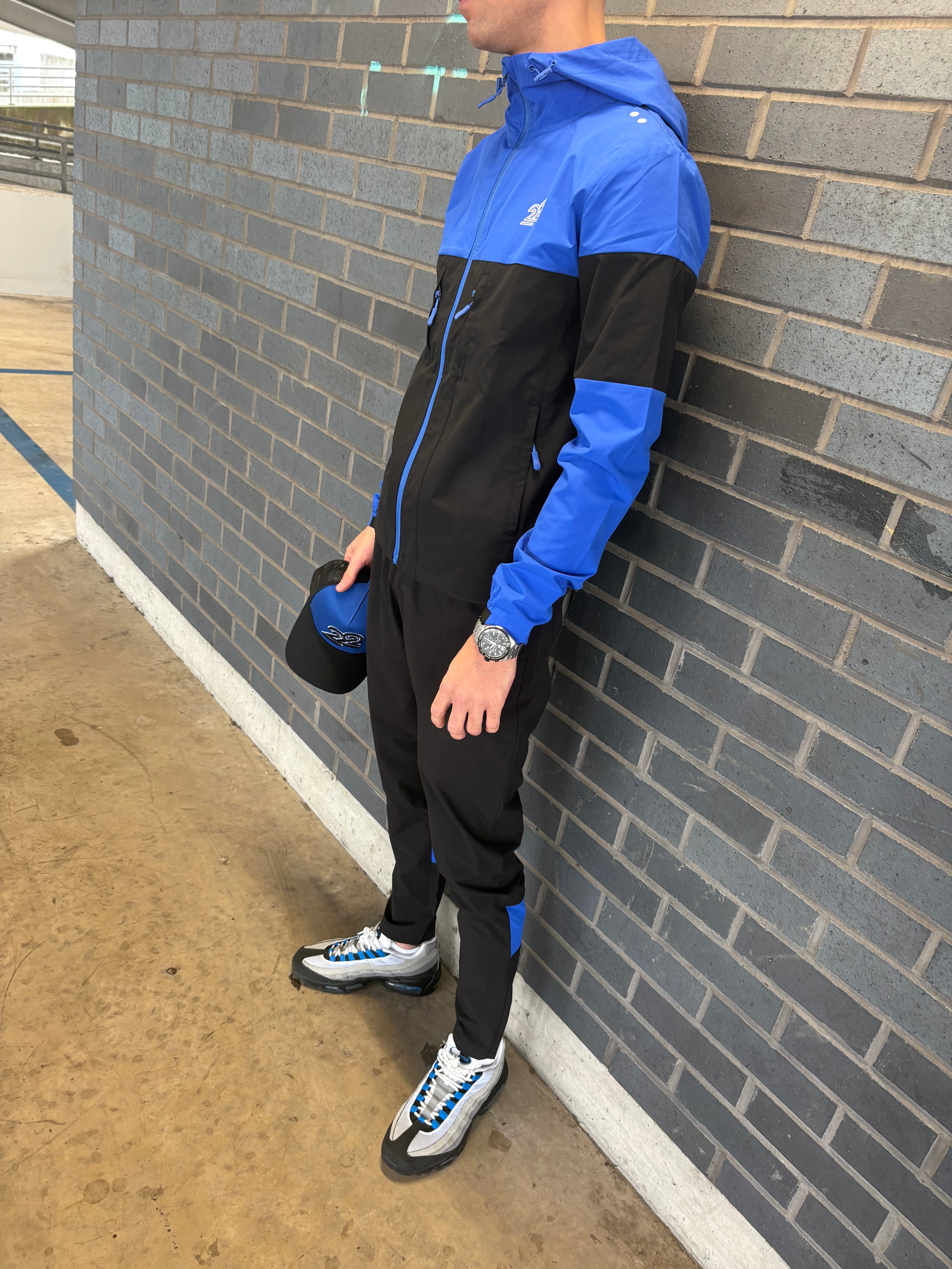 22UNION Laser blue stealth tracksuit Inc tee
