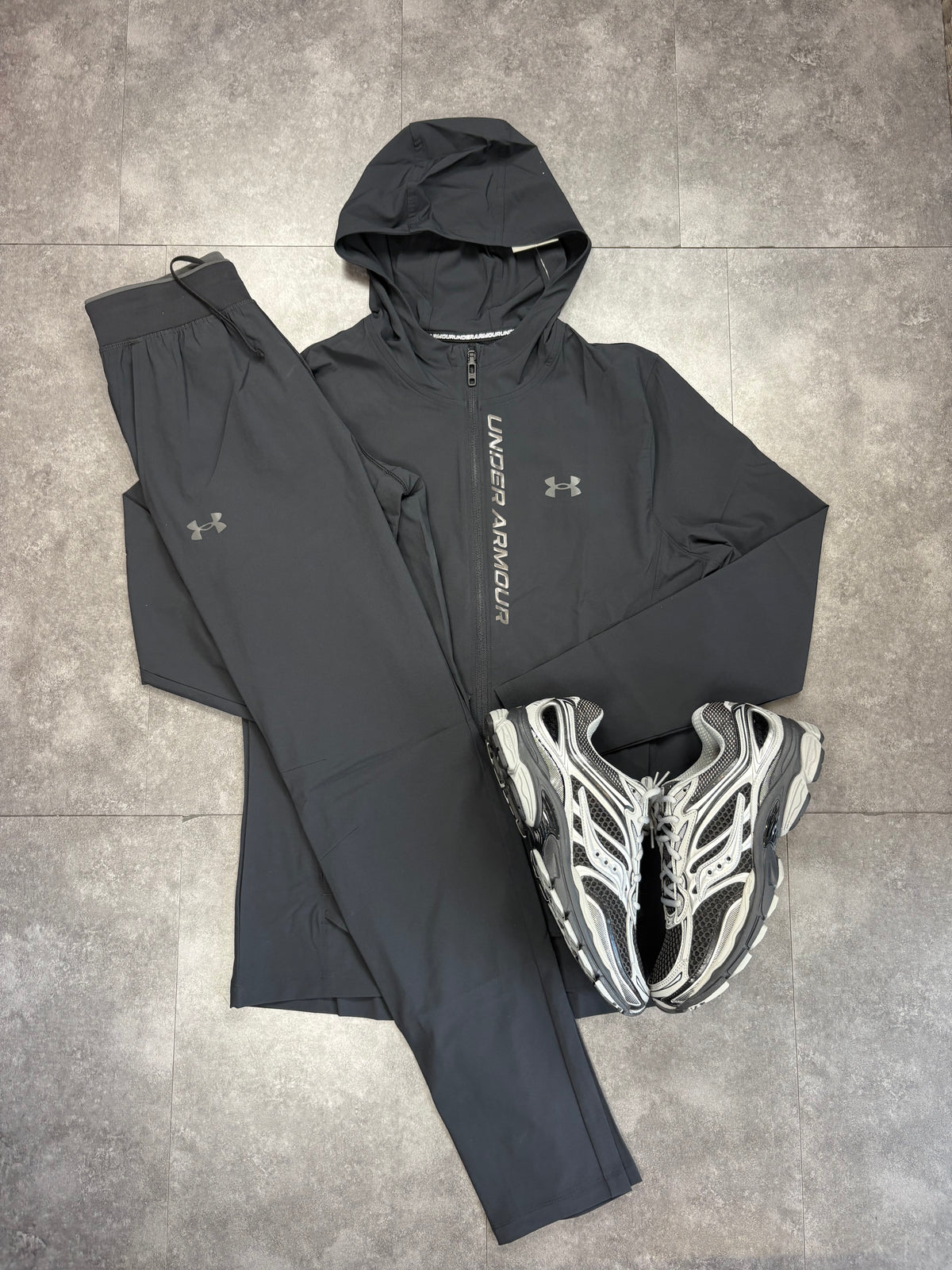 Under armour woven tracksuit "black"