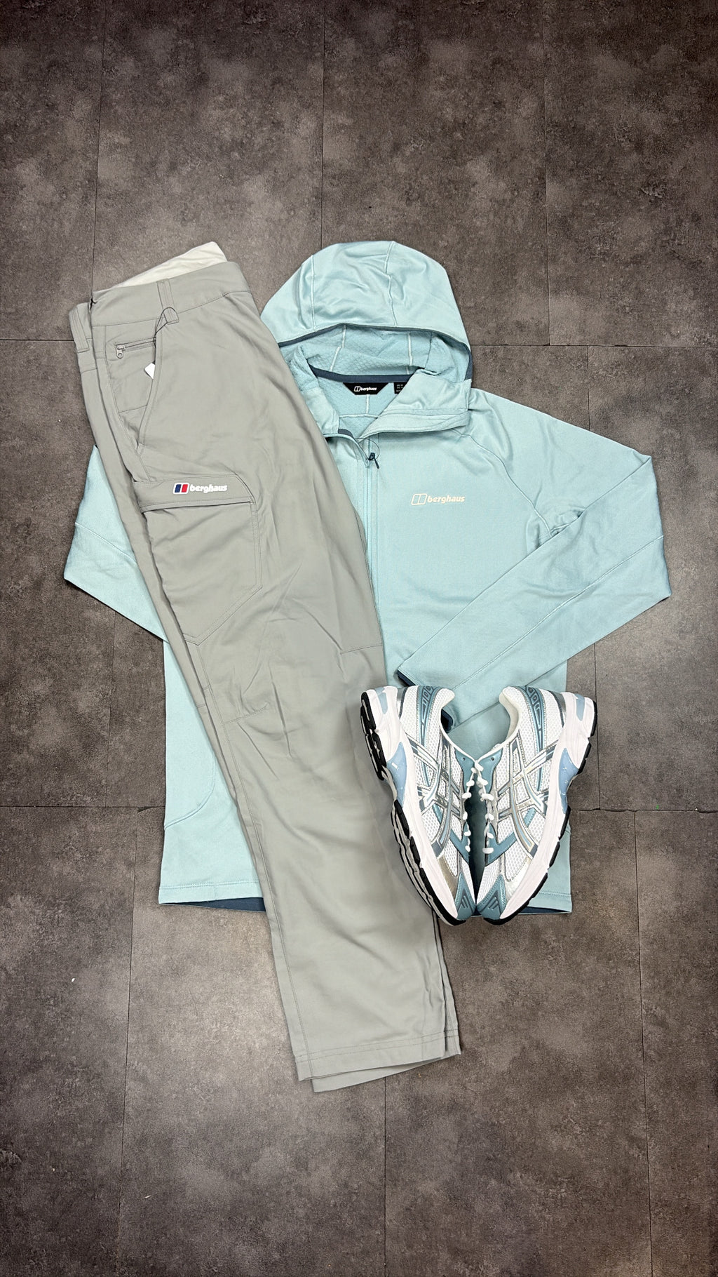 Berghaus fleece tracksuit "ice blue/ light grey"