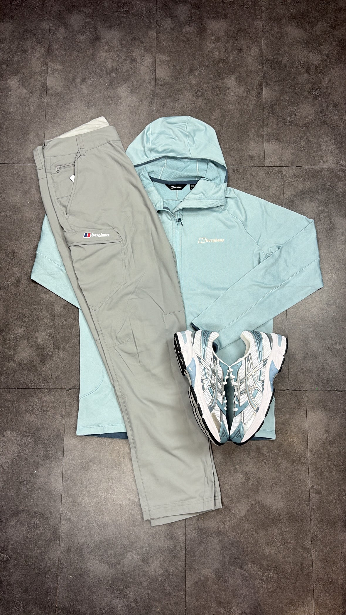 Berghaus fleece tracksuit "ice blue/ light grey"