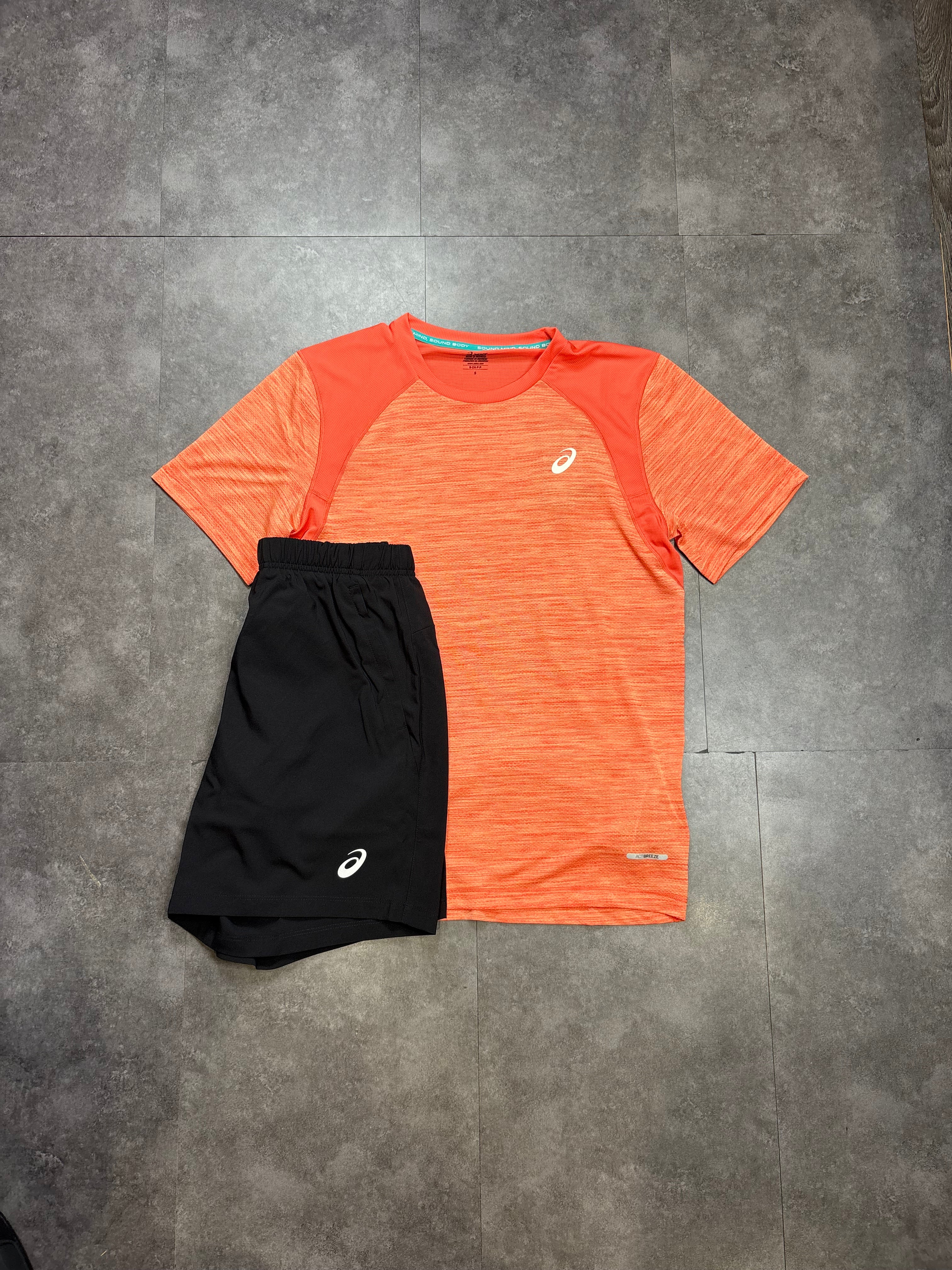 Asics short set "Orange"