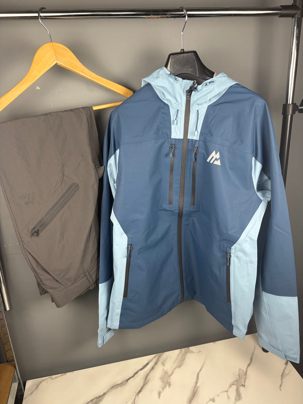 Steel blue/Grey montirex waterproof set